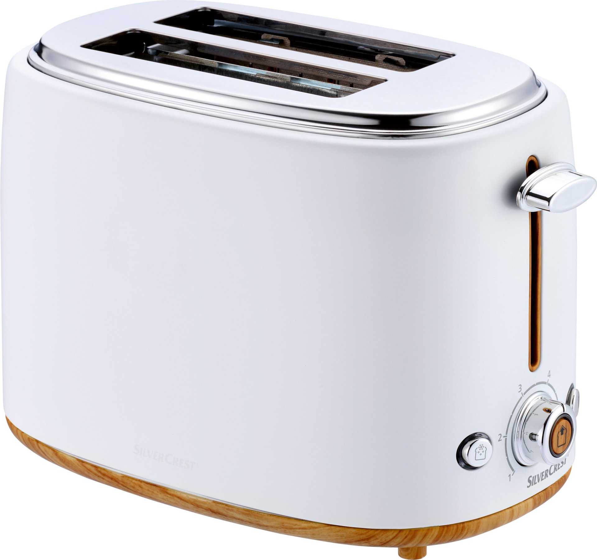 SILVERCREST® KITCHEN TOOLS Toaster Holzdesign EDS STH 900 B2 / SOTH 900 B2 (Weiß)