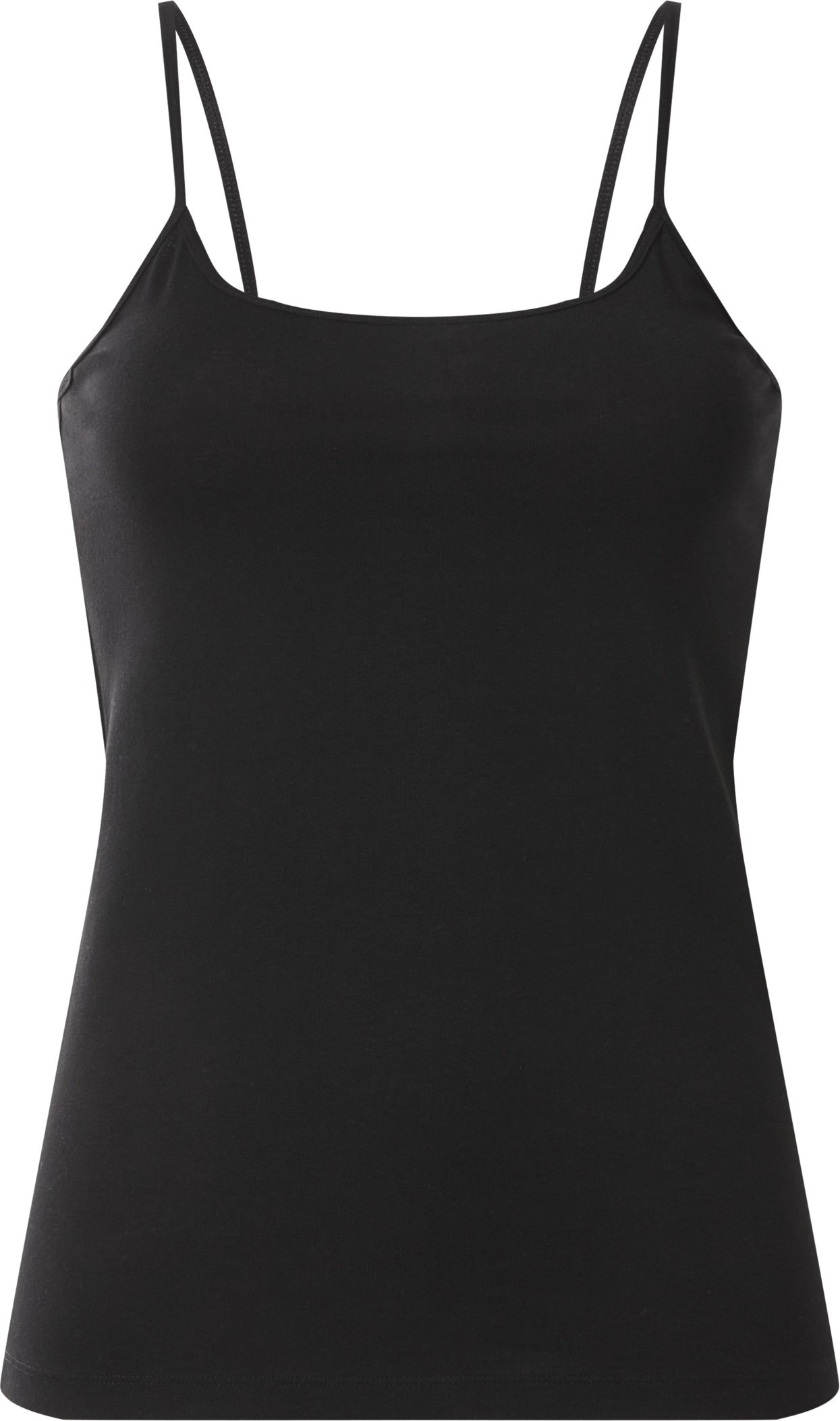 esmara® Damen Spaghettiträgerhemd (Schwarz, XS(32/34))