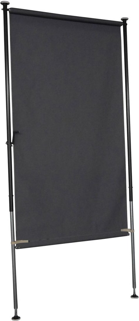 Angerer Balkon Sichtschutz einfarbig dunkelgrau (120 cm breit)