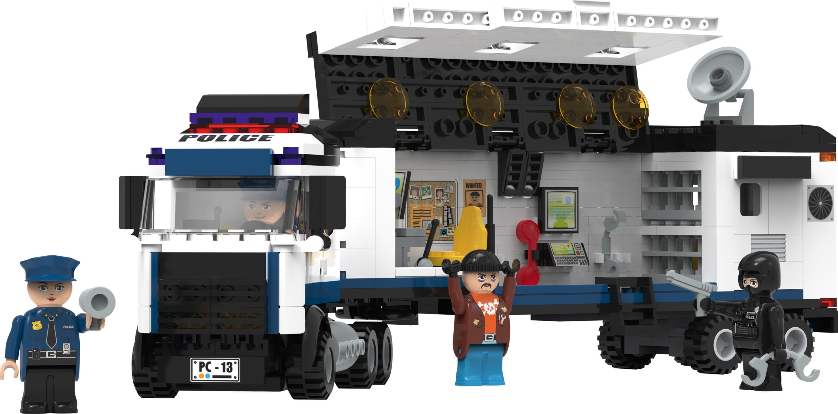 Playtive Clippys Set M (Polizeitruck)