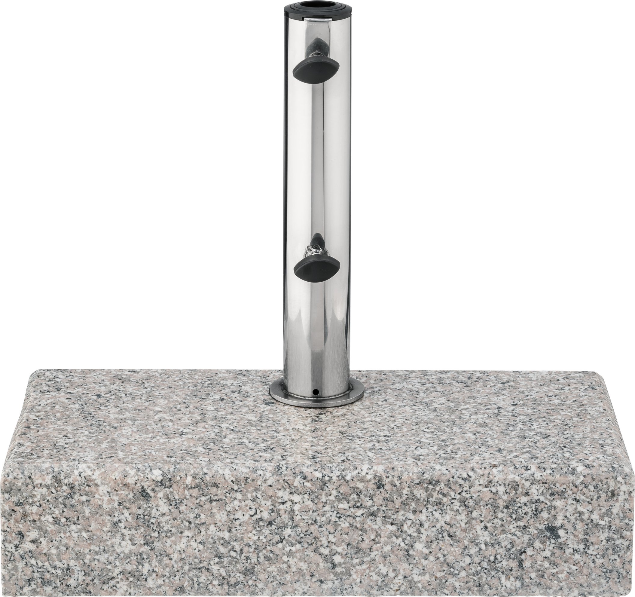 LIVARNO home Schirmständer mit innenliegendem Schirmstock–Schutzblech