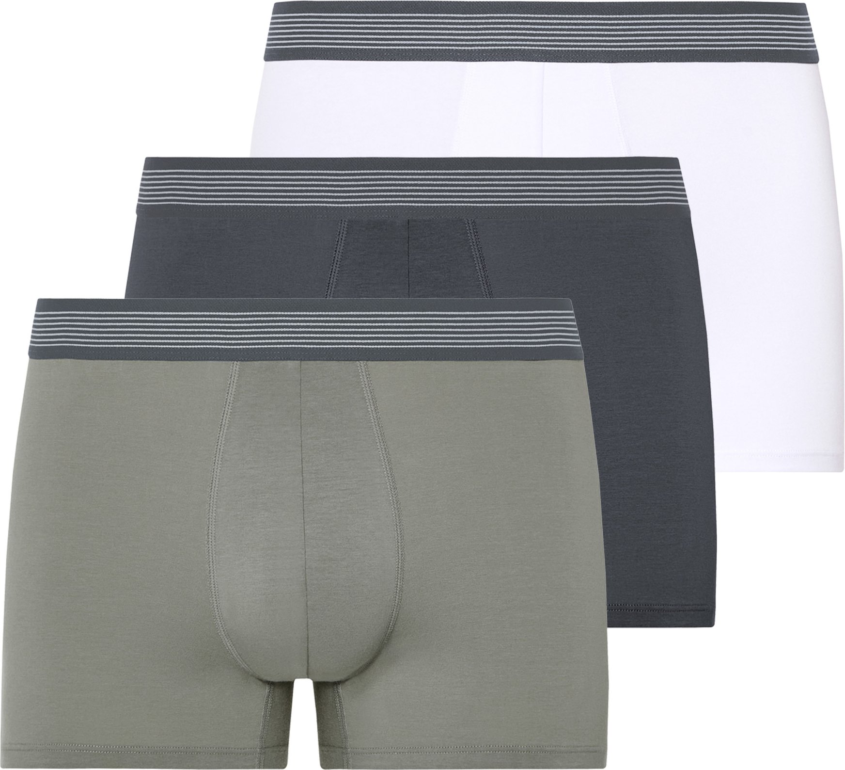 Thumbnail - esmara Men Herren Boxer 3er (grau/grün/weiß, 5/M)
