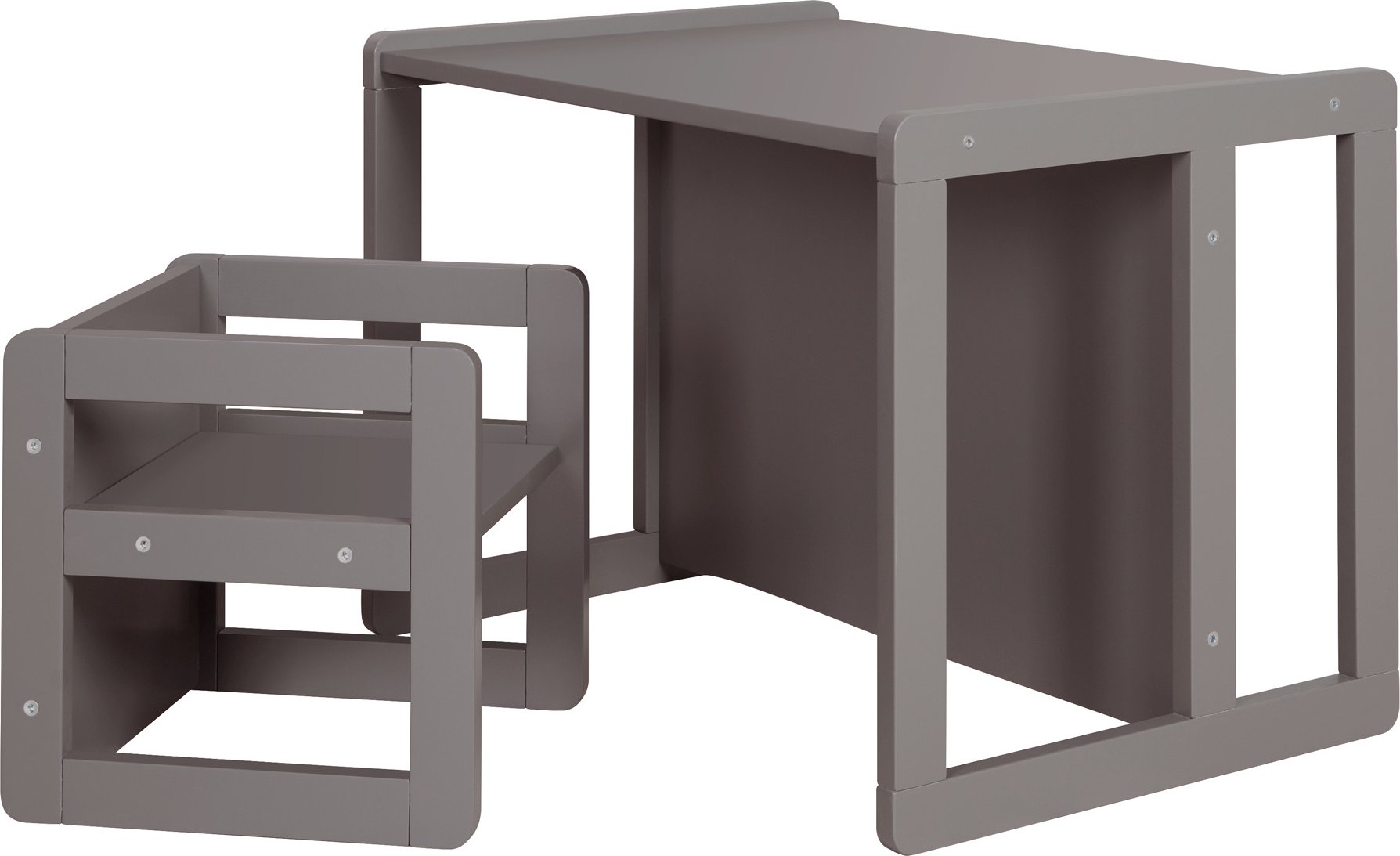 roba Kleinkinder Sitzgruppe Montessori 3in1 (Anthrazit)