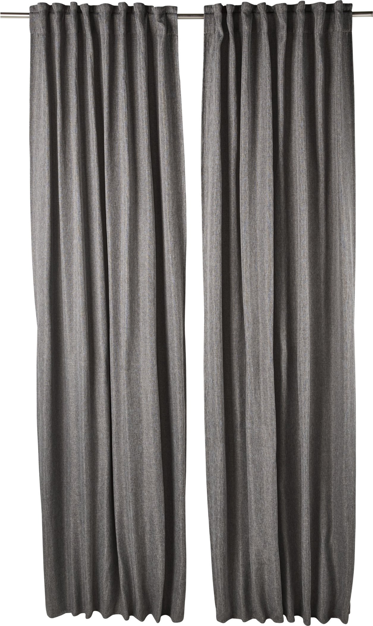 LIVARNO® Vorhang abdunklend, 135 x 254 cm (Dunkelgrau)