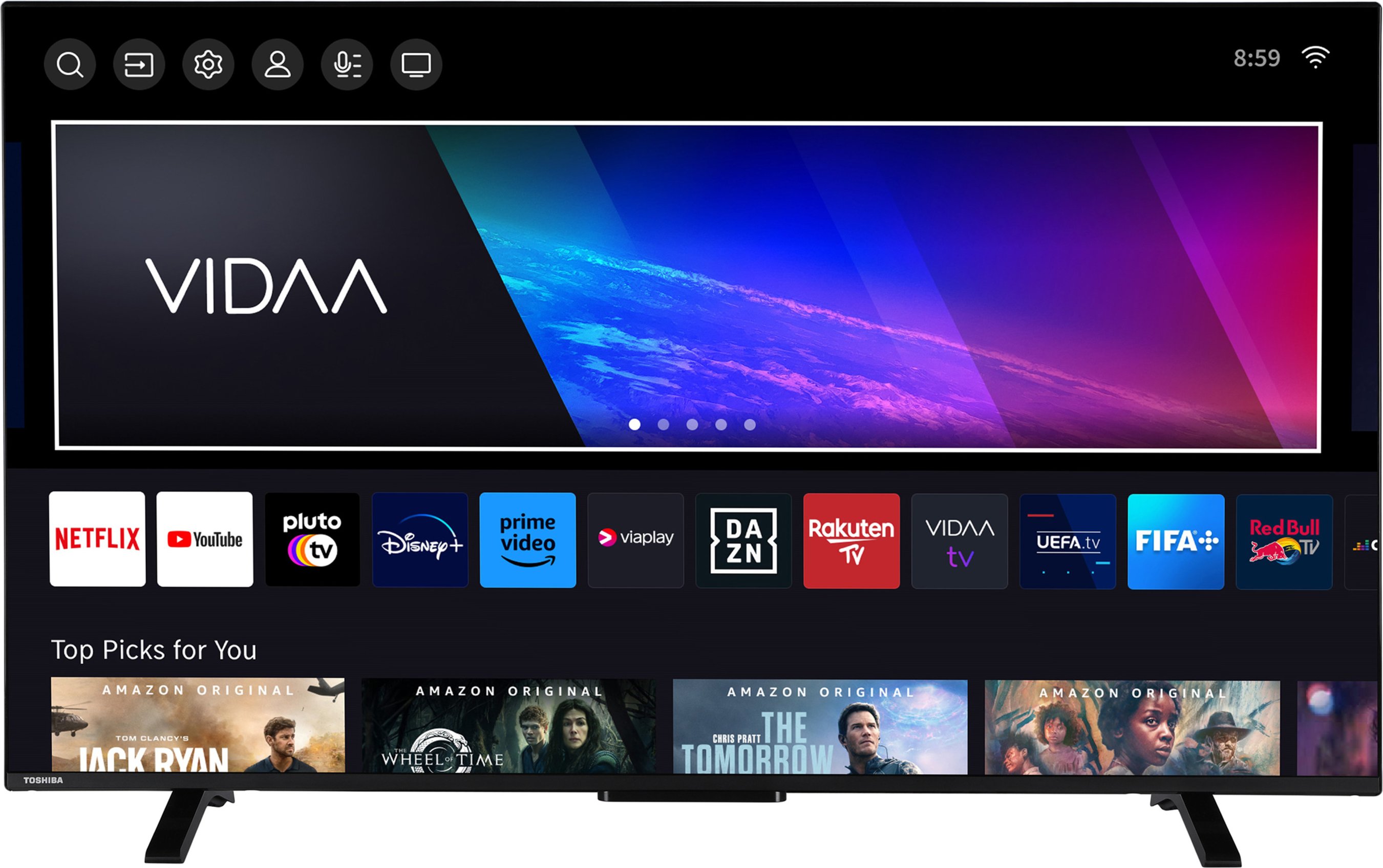 TOSHIBA Fernseher »55UV2363DAN«, Smart TV 55 Zoll (139 cm)