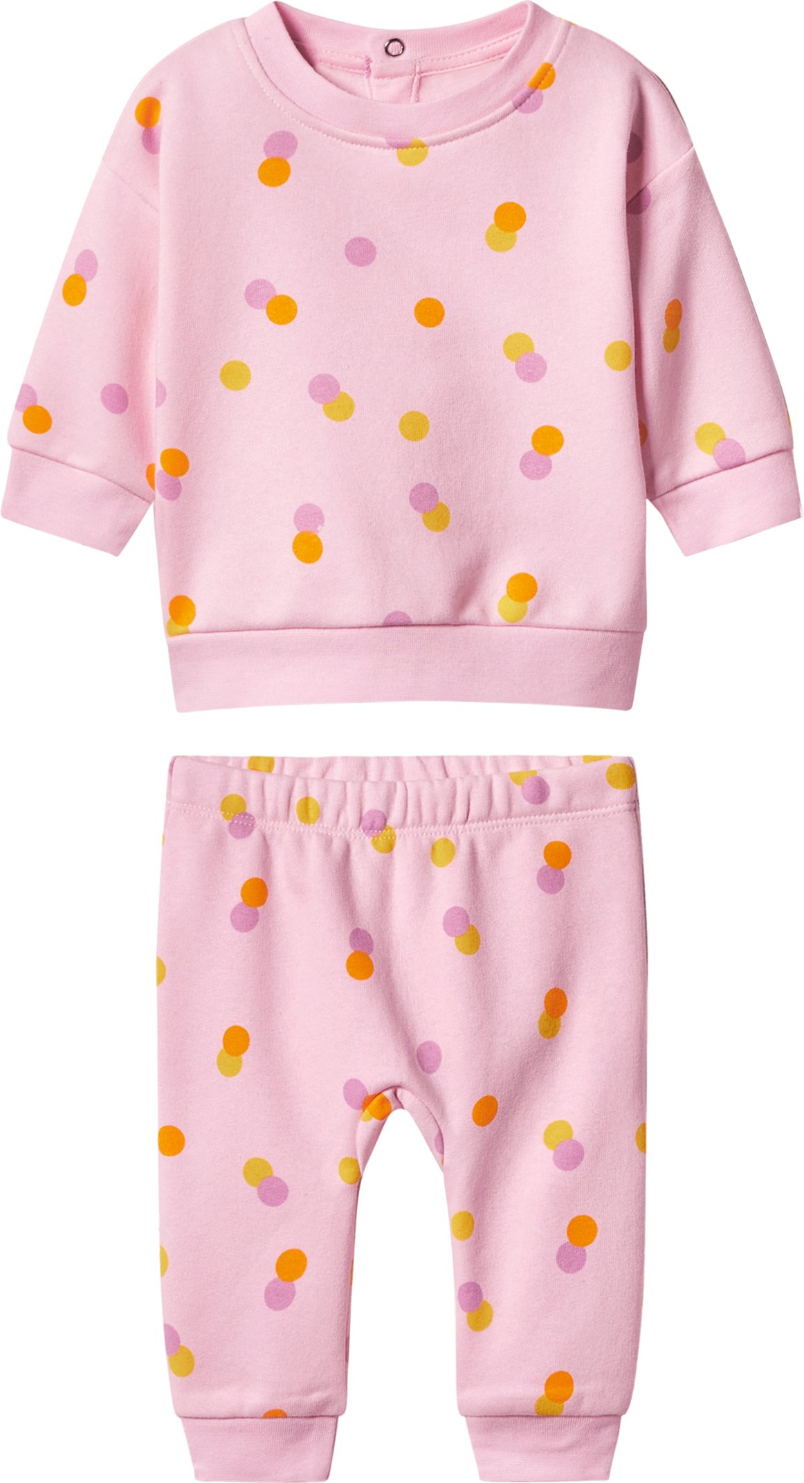 lupilu® Baby Sweatanzug, 2-teilig (Rosa, 50/56)