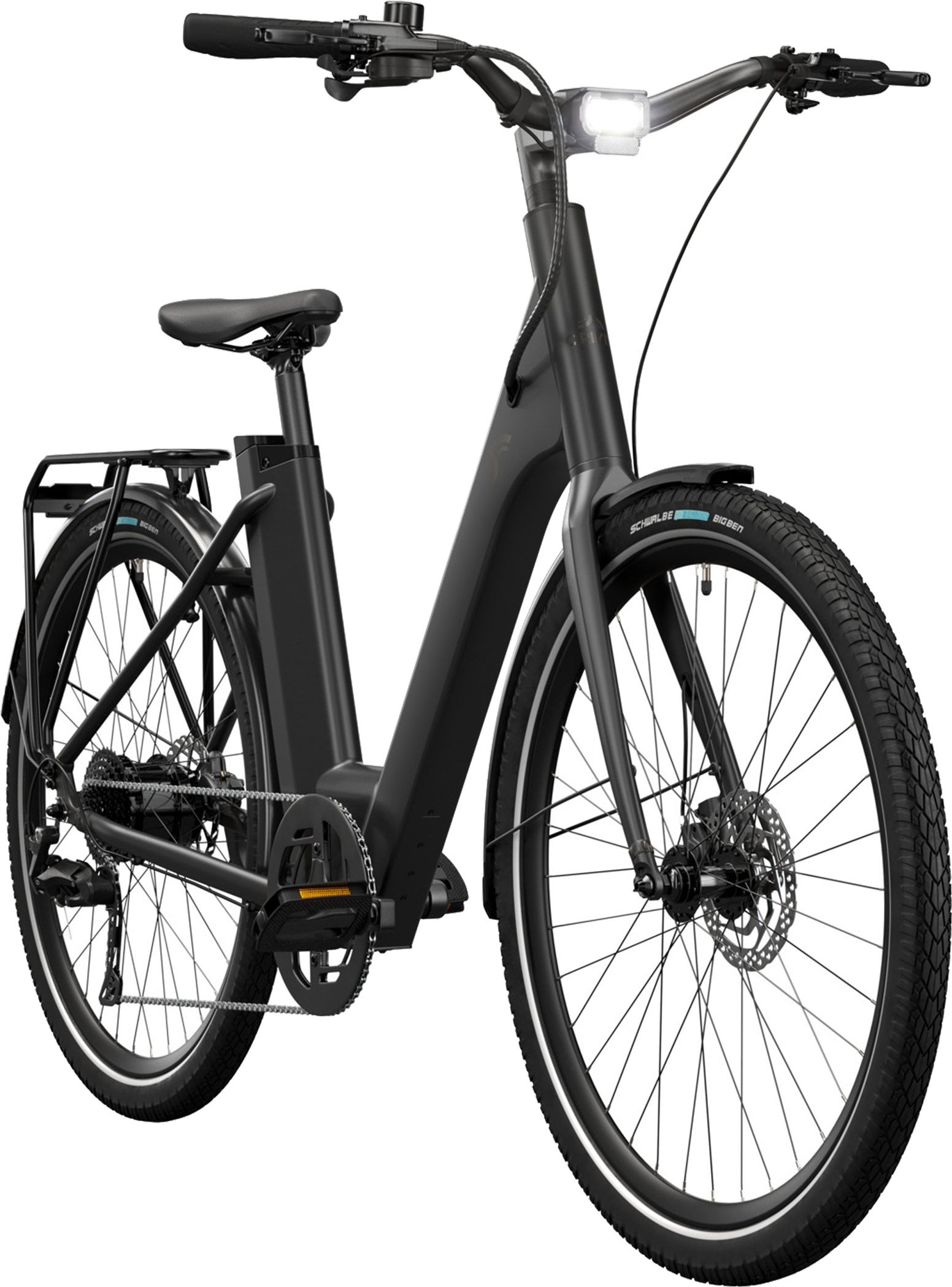 CRIVIT Urban E-Bike Y.3 Shimano CUES (All Black)