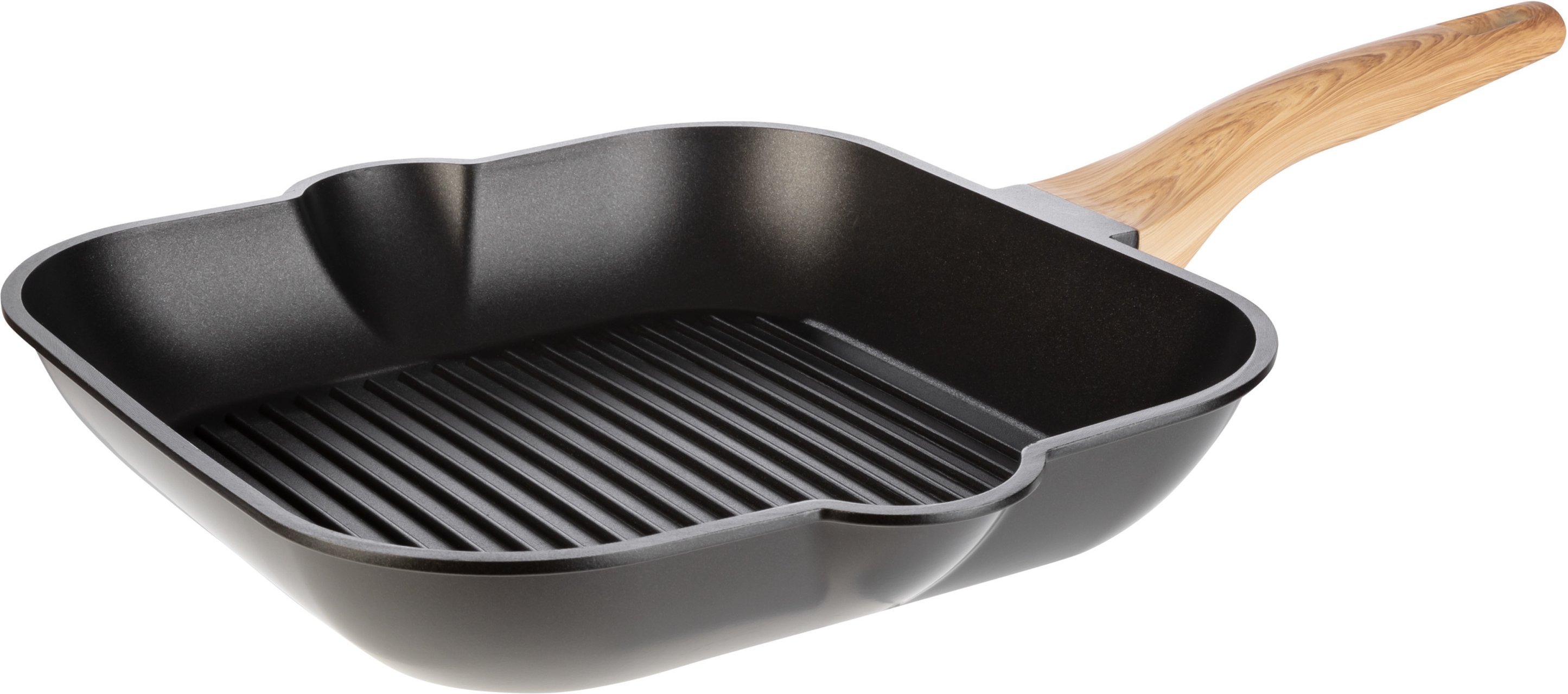 LIVARNO home Grill-/ Bratpfanne Ø 28 cm schwarz (Eckig)