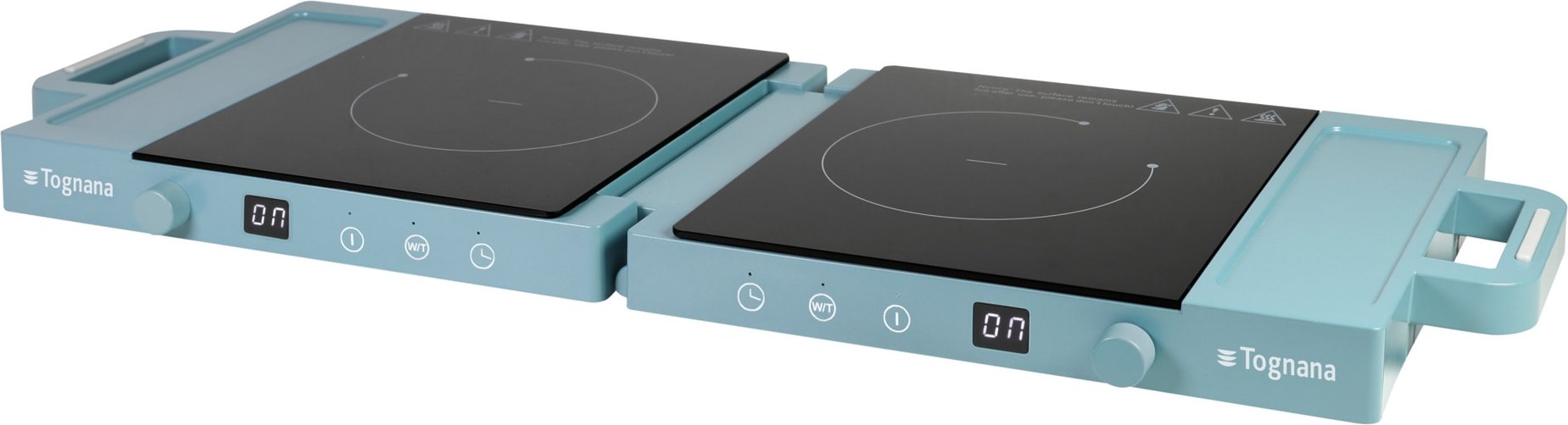 Tognana Tragbare Doppel-Kochplatte (Blau)