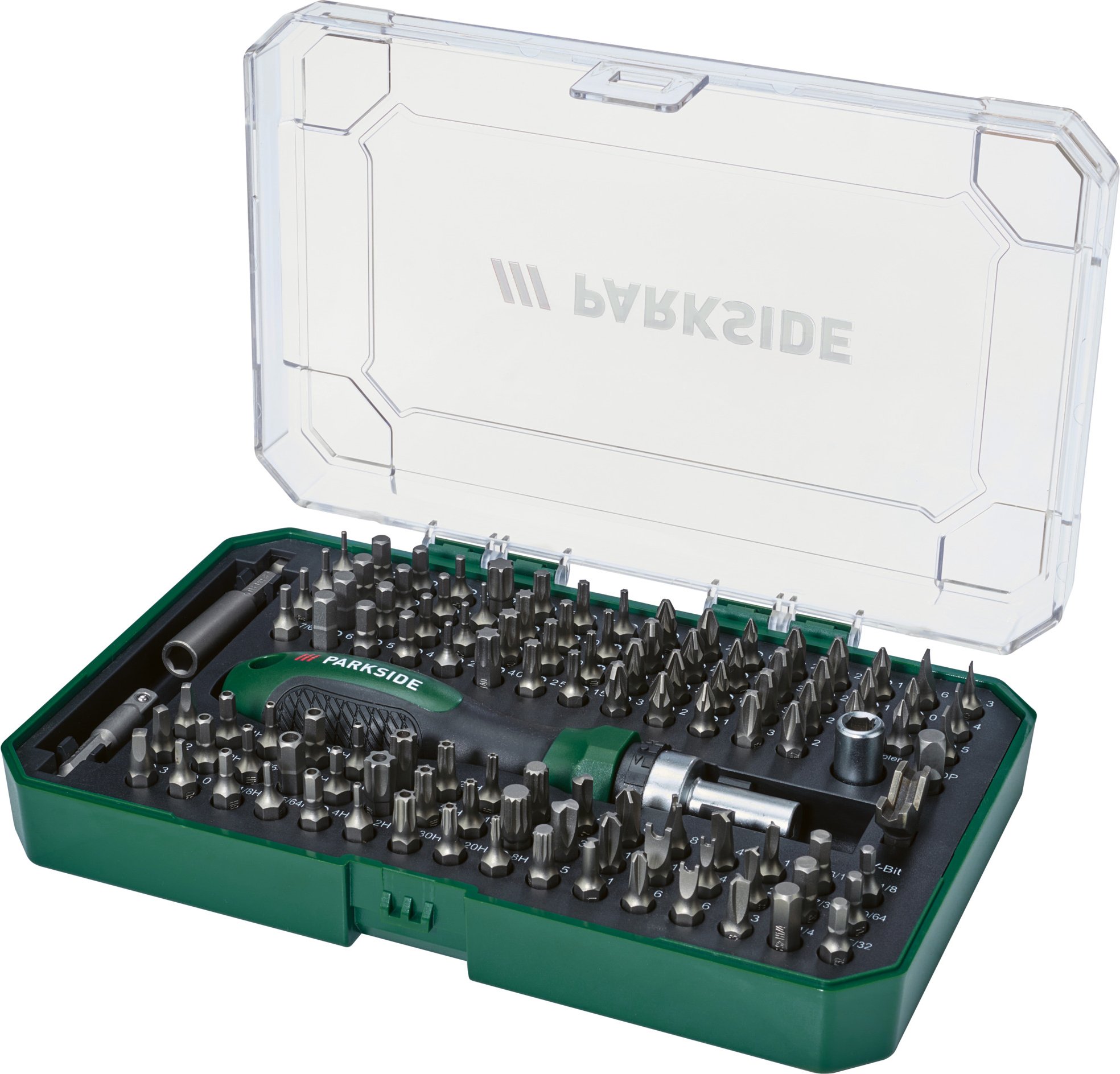 PARKSIDE® Ratschen-Schraubendreher Bit-Set, inkl. Spezialbits