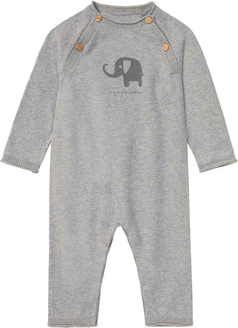 bellybutton Baby Mädchen Jungen Strickoverall (Grau, 62)""