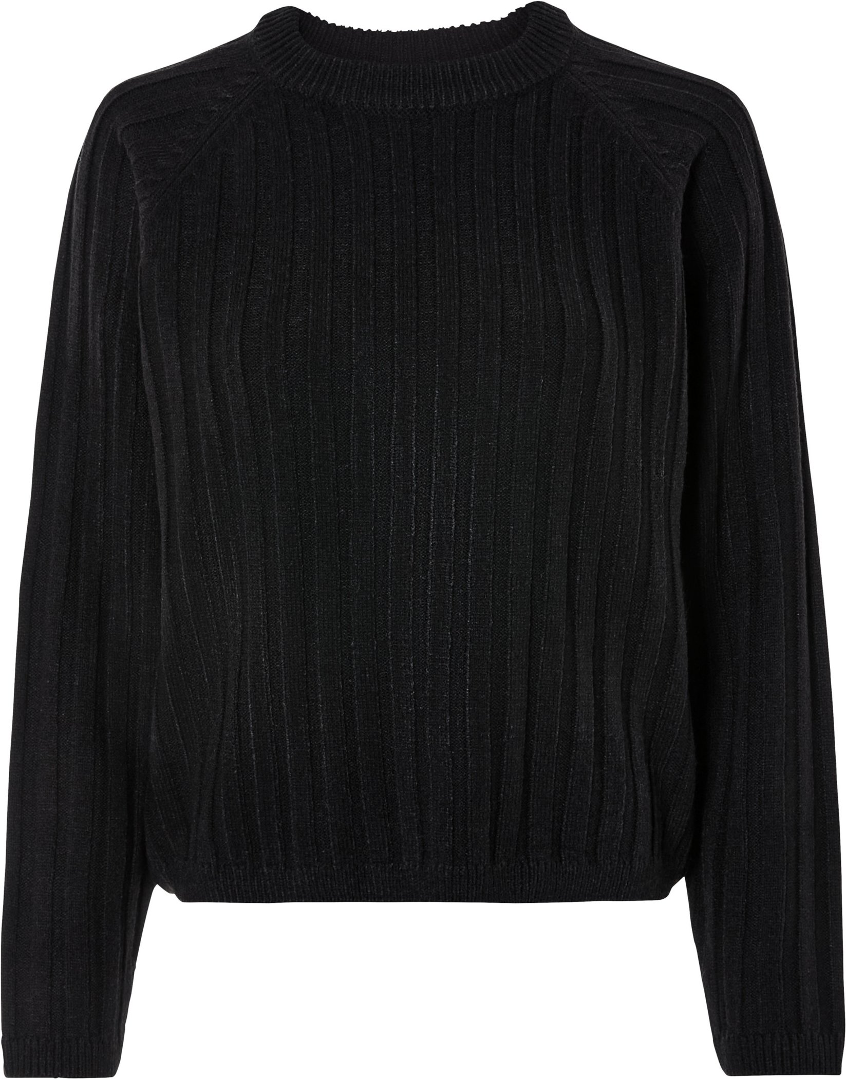 esmara® Damen Pullover Strick (Schwarz, S(36/38))