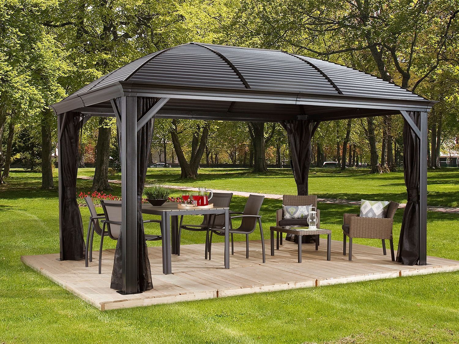 SOJAG Canada Pavillon Moreno 10x14, galv. Stahl