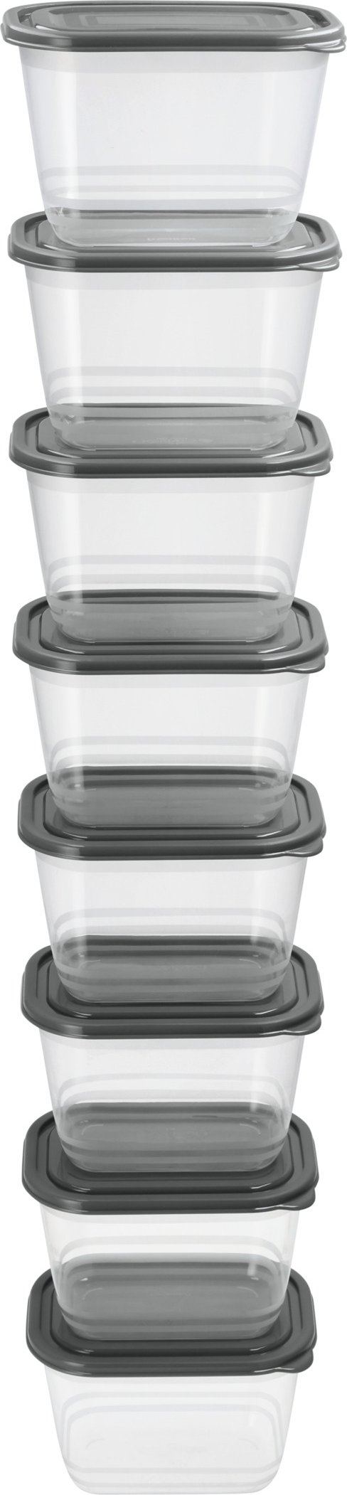 SILVERCREST® Frischhaltedosen-Sets PP XXL (8 x 1,0 l)