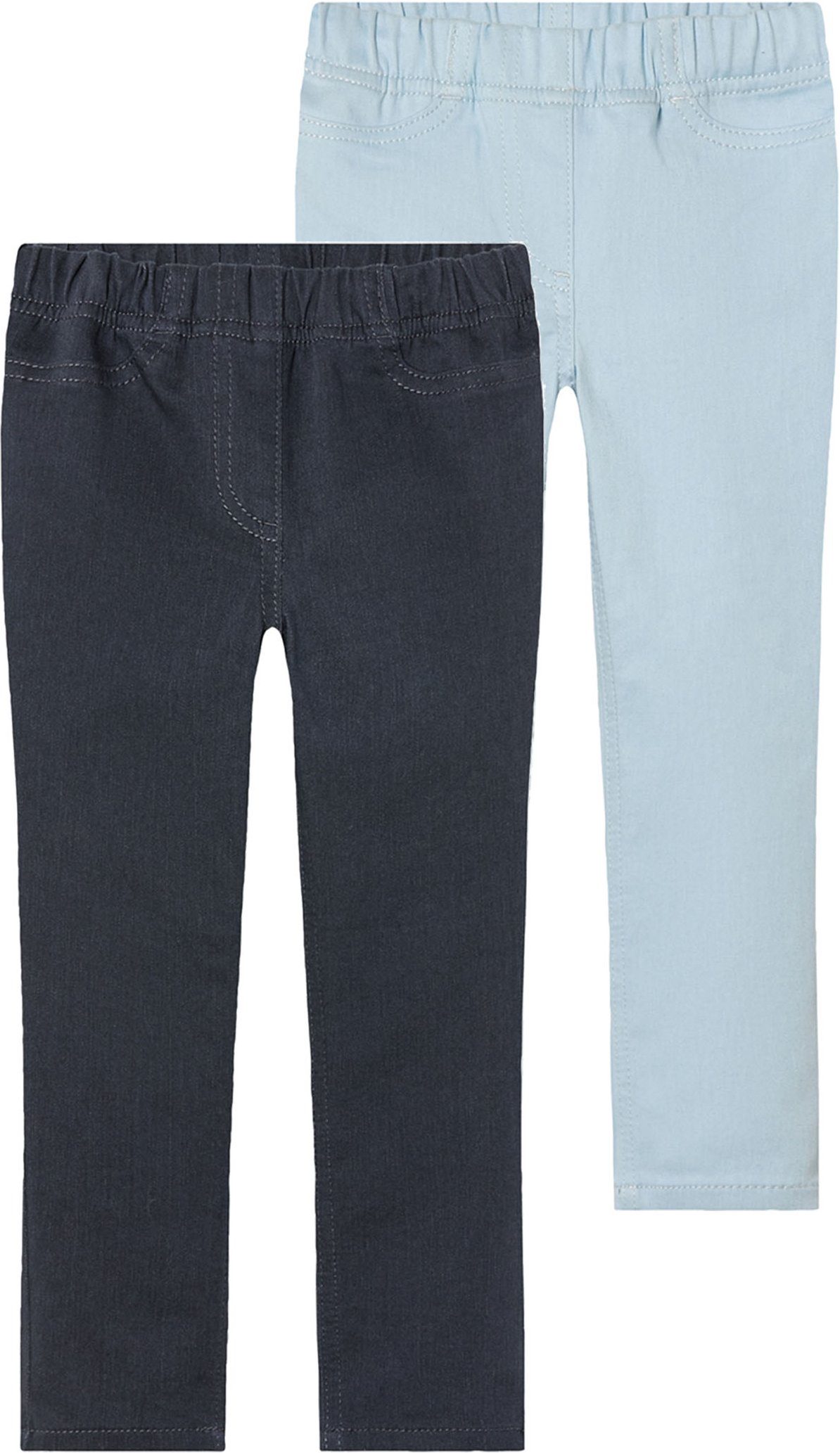 Thumbnail - lupilu® Kleinkinder Treggings 2er Set (98/104, navy)