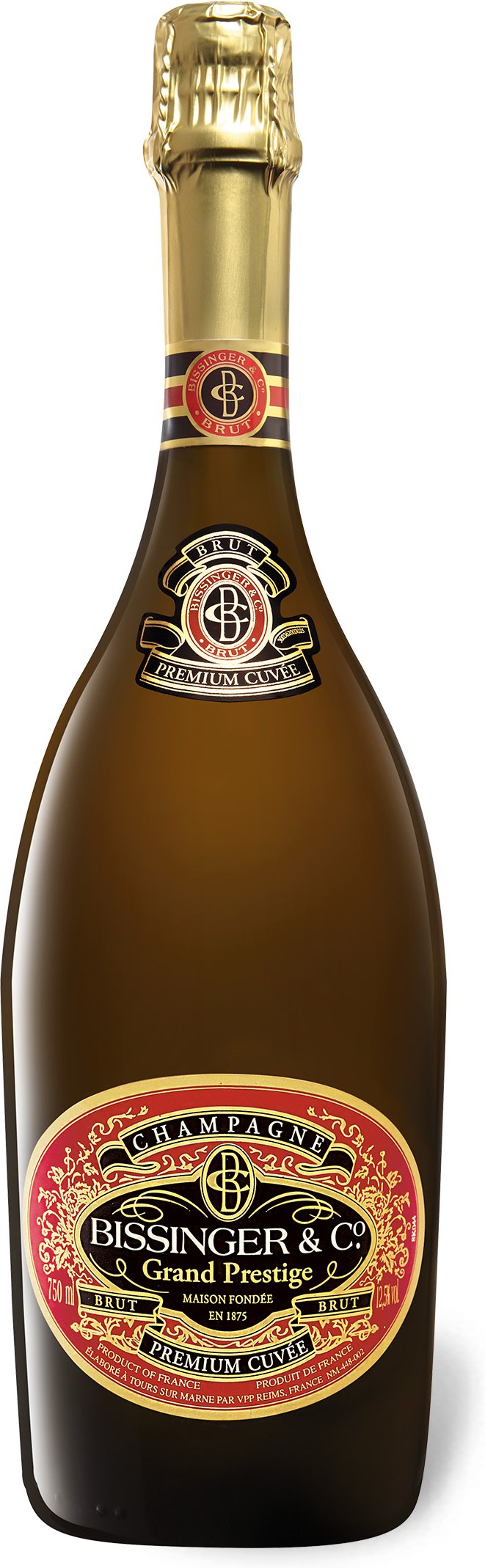 Bissinger Grand Prestige Premium Cuvée brut, Champagner