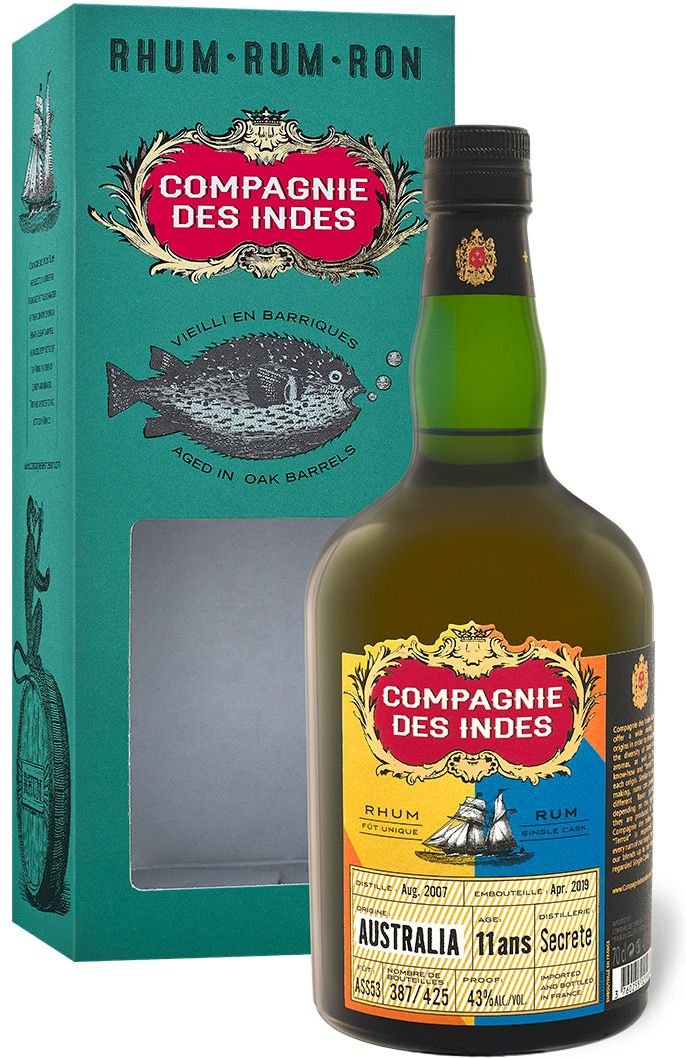 Compagnie des Indes Australia Single Cask Rum 11 Jahre 43% Vol