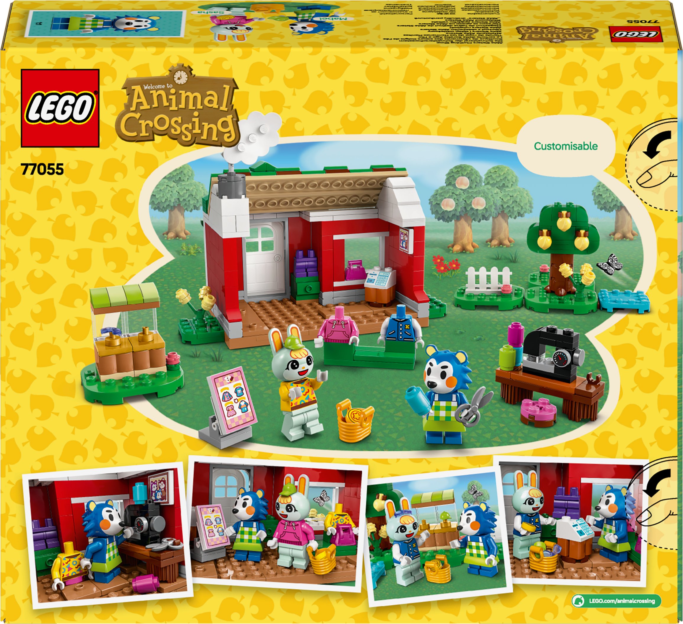 LEGO® Animal Crossing 77055 Die Schneiderei der Schneiderschwestern