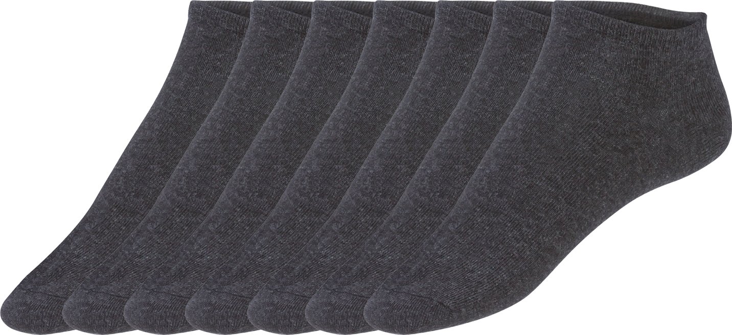 Nur Der 7 Paar Herren Sneacker Socken (Anthrazit, 39-42)