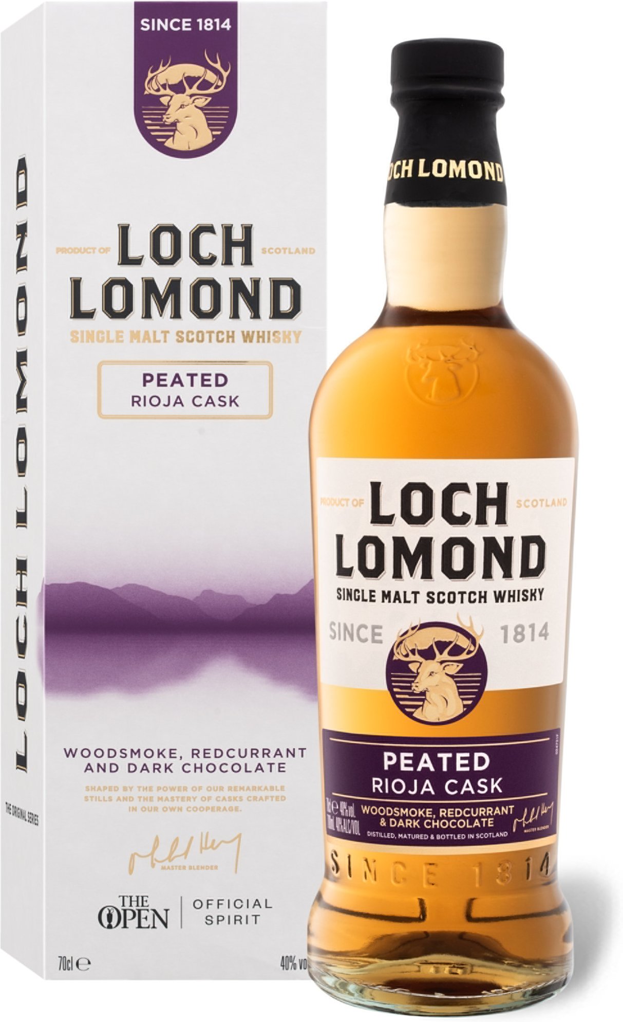 Loch Lomond Single Malt Scotch Whisky Peated Rioja Cask 40% Vol