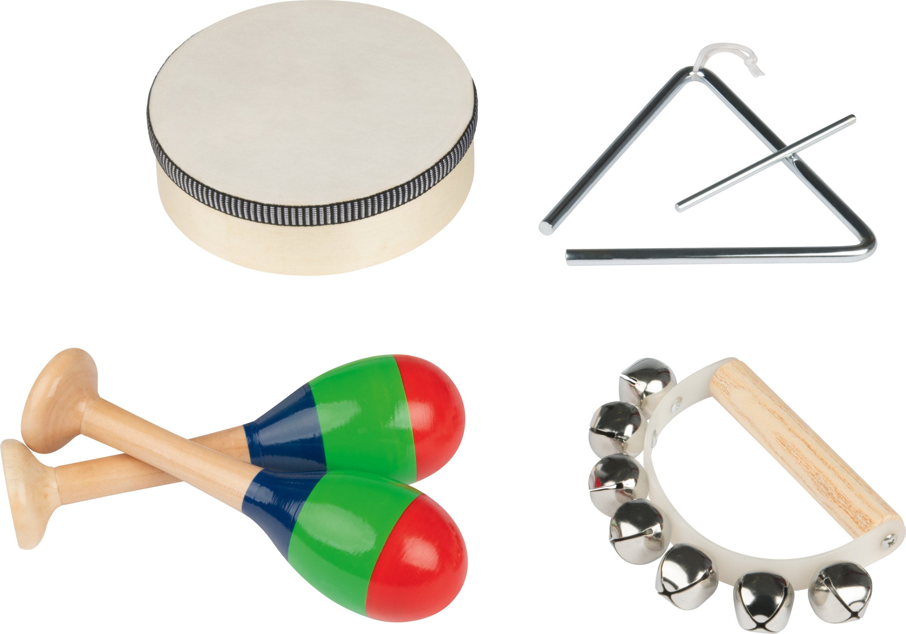 Musikinstrumente-Set, 8-teilig / 6-teilig (Handtrommel, Triangel)