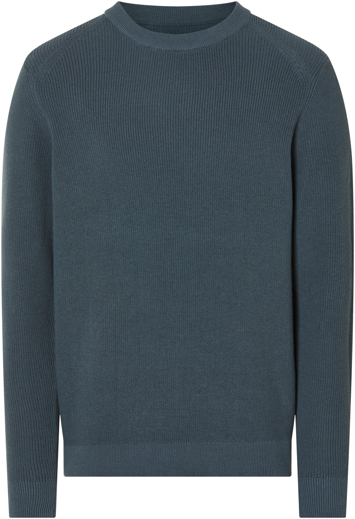 Thumbnail - esmara Men Herren Gerippter Strickpullover, reine Baumwolle (Blau, L (52/54))