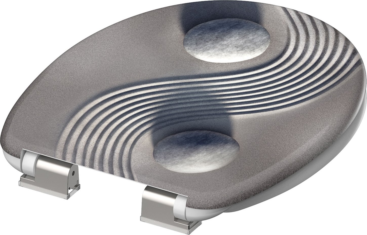 Schütte WC Sitz Duroplast mit Absenkautomatik (Ying Yang)