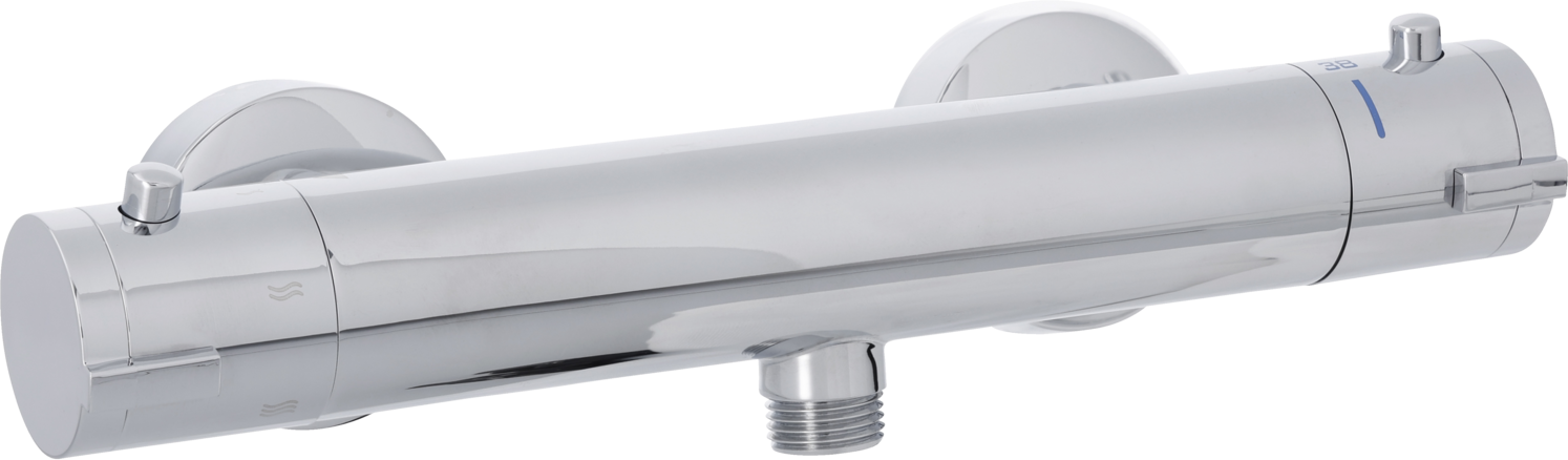 LIVARNO® Duscharmatur/ Badewannenarmatur Thermostat (Duscharmatur verchromt)