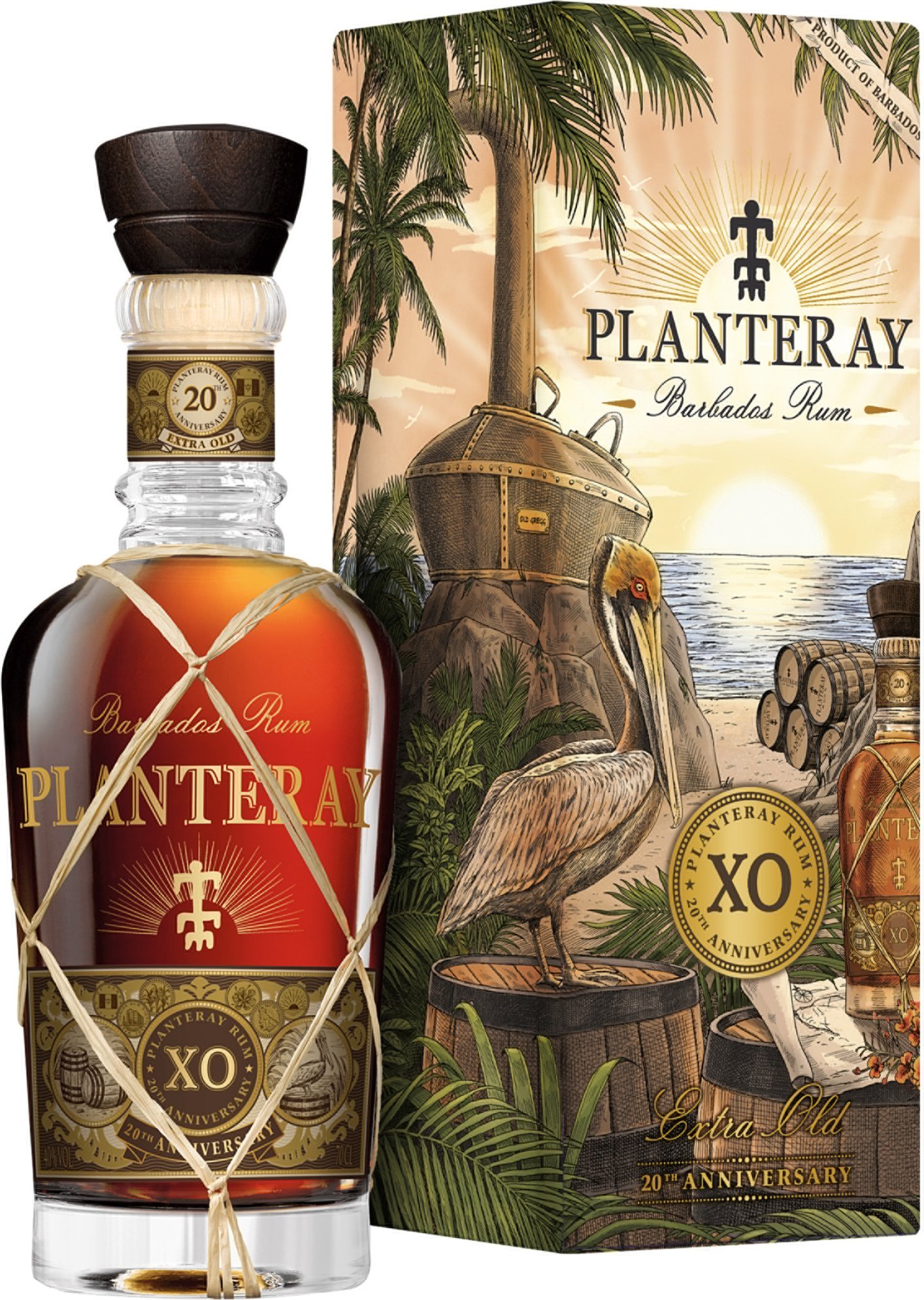 Planteray Barbados Rum XO Extra Old 20th Anniversary mit Geschenkbox 40% Vol