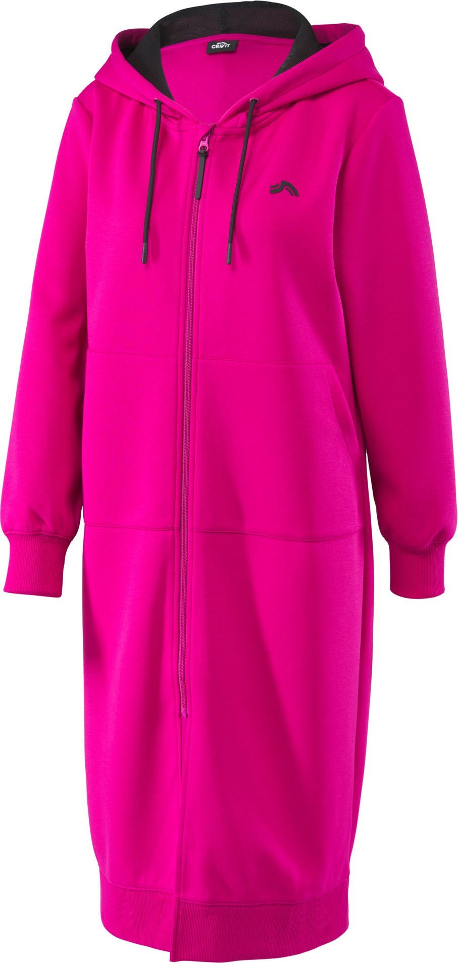 CRIVIT Damen Sweatjacke Double Knit lang (Pink, S(36/38))