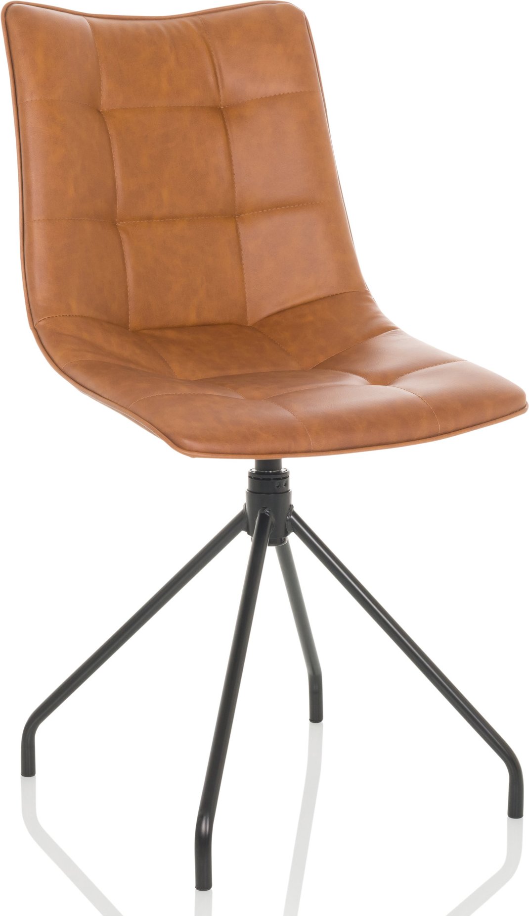 hjh OFFICE Besucherstuhl / Dining Stuhl TARVISO PU Braun