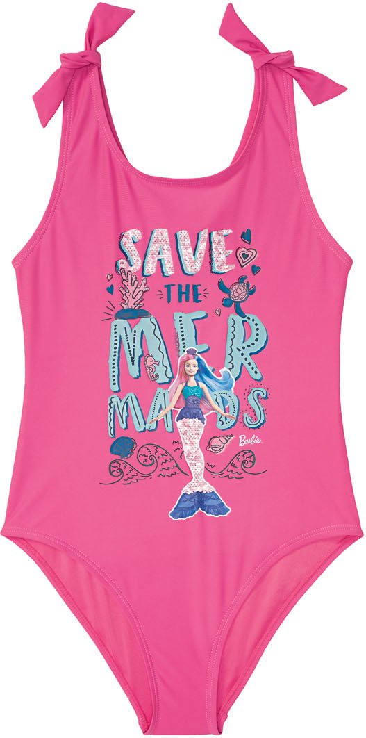 Mädchen Badeanzug/Bikini (Barbie, 146/152)