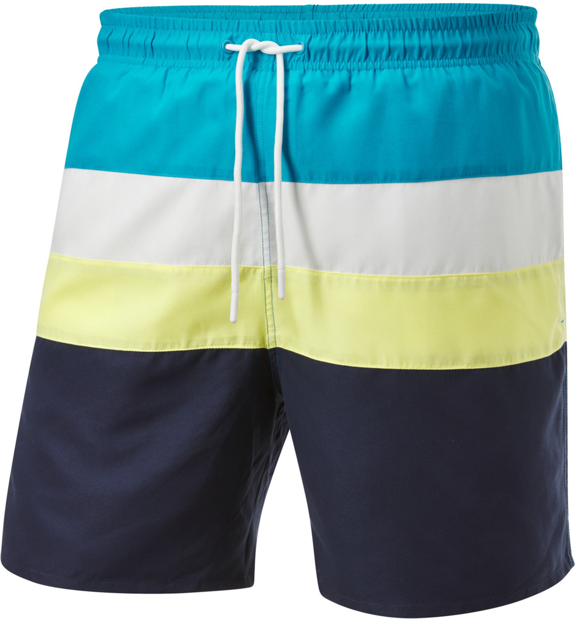 Thumbnail - CRIVIT Herren Badeshorts (blau/gelb/weiß, 10/4XL)