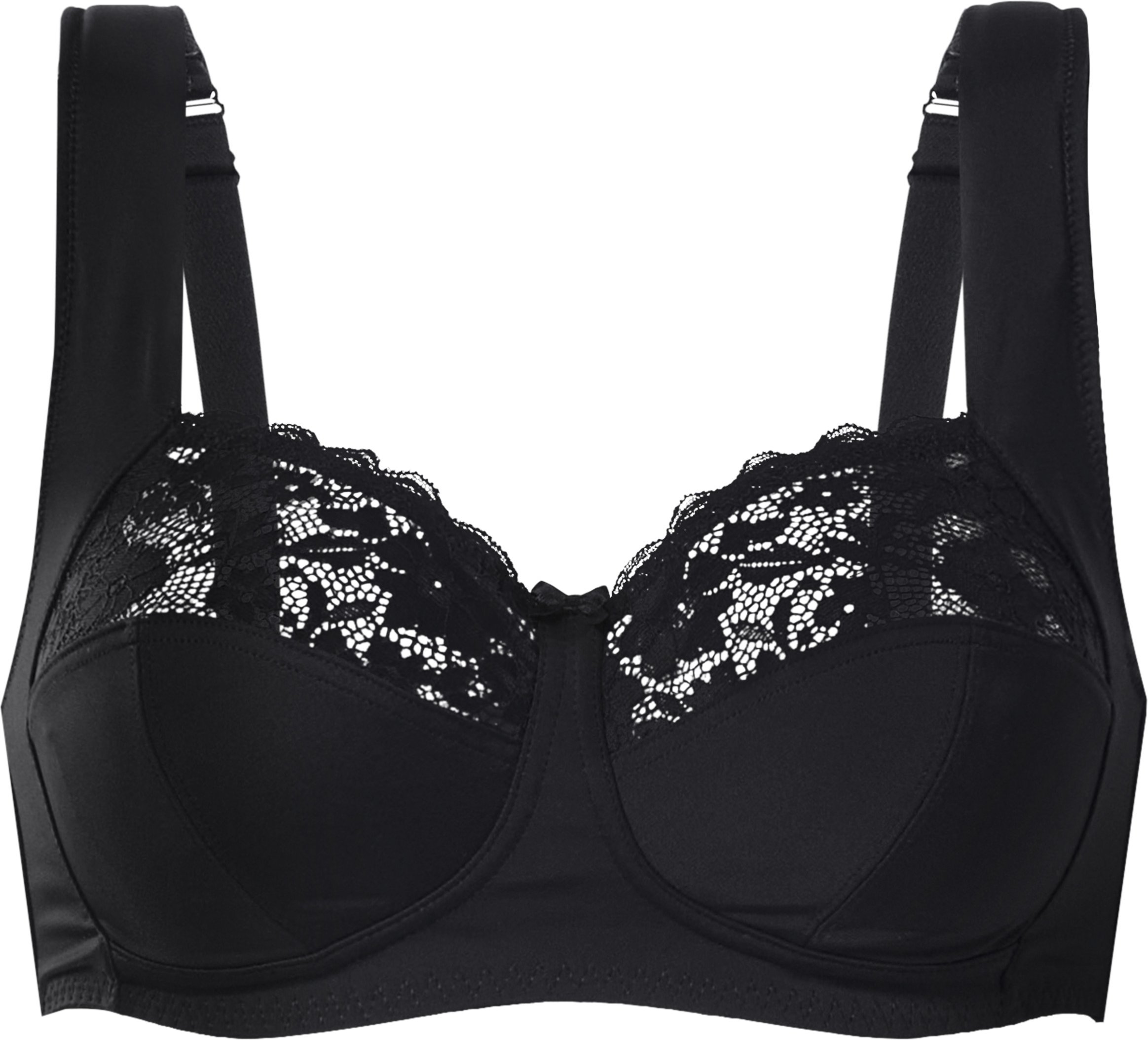 esmara® Damen Soft BH Senioren (Schwarz, 90D)