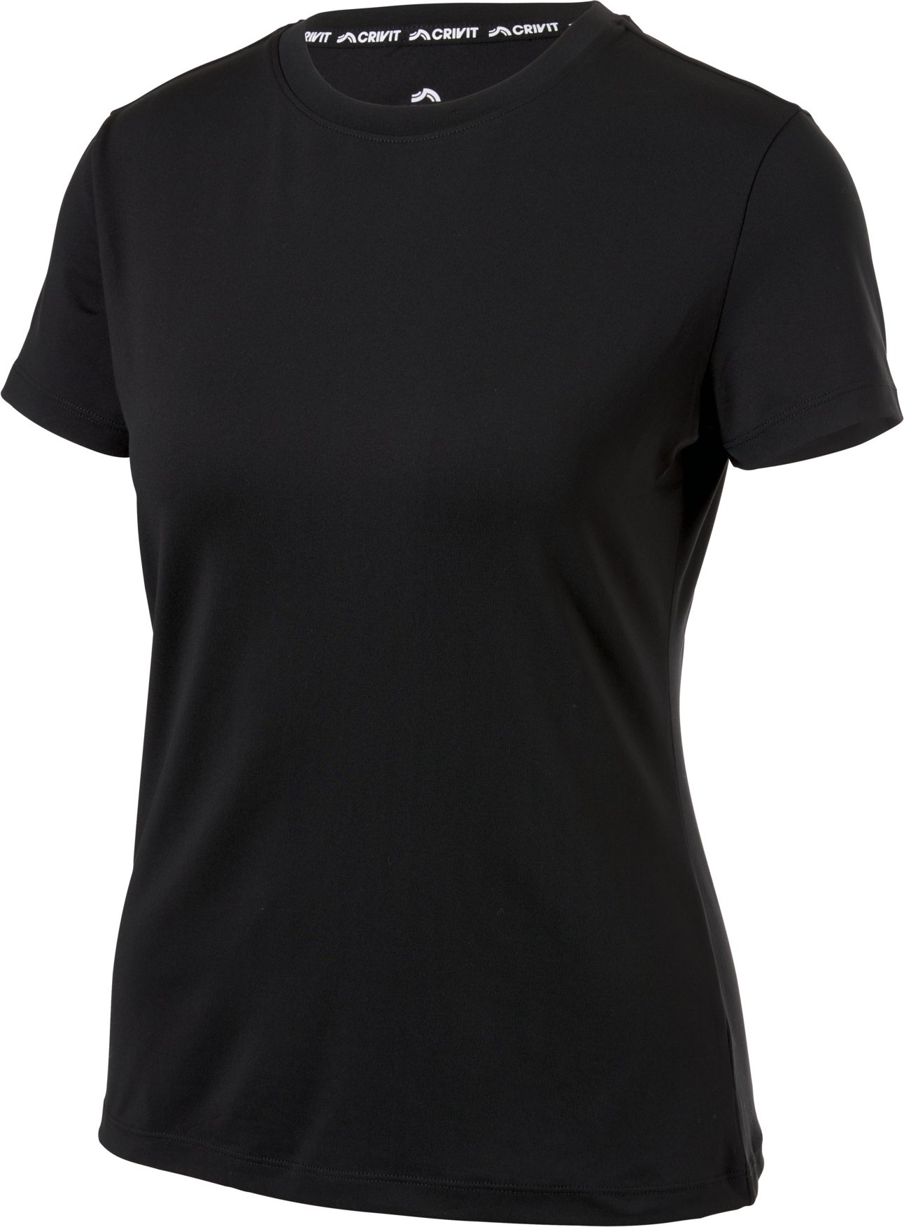 CRIVIT Damen Funktionsshirt Hyaluron (Schwarz, XS(32/34))