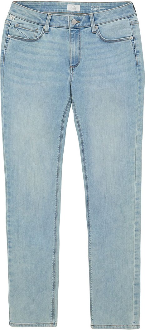 QS by s.Oliver Damen Jeans Slim Fit (Hellblau, 36/32)