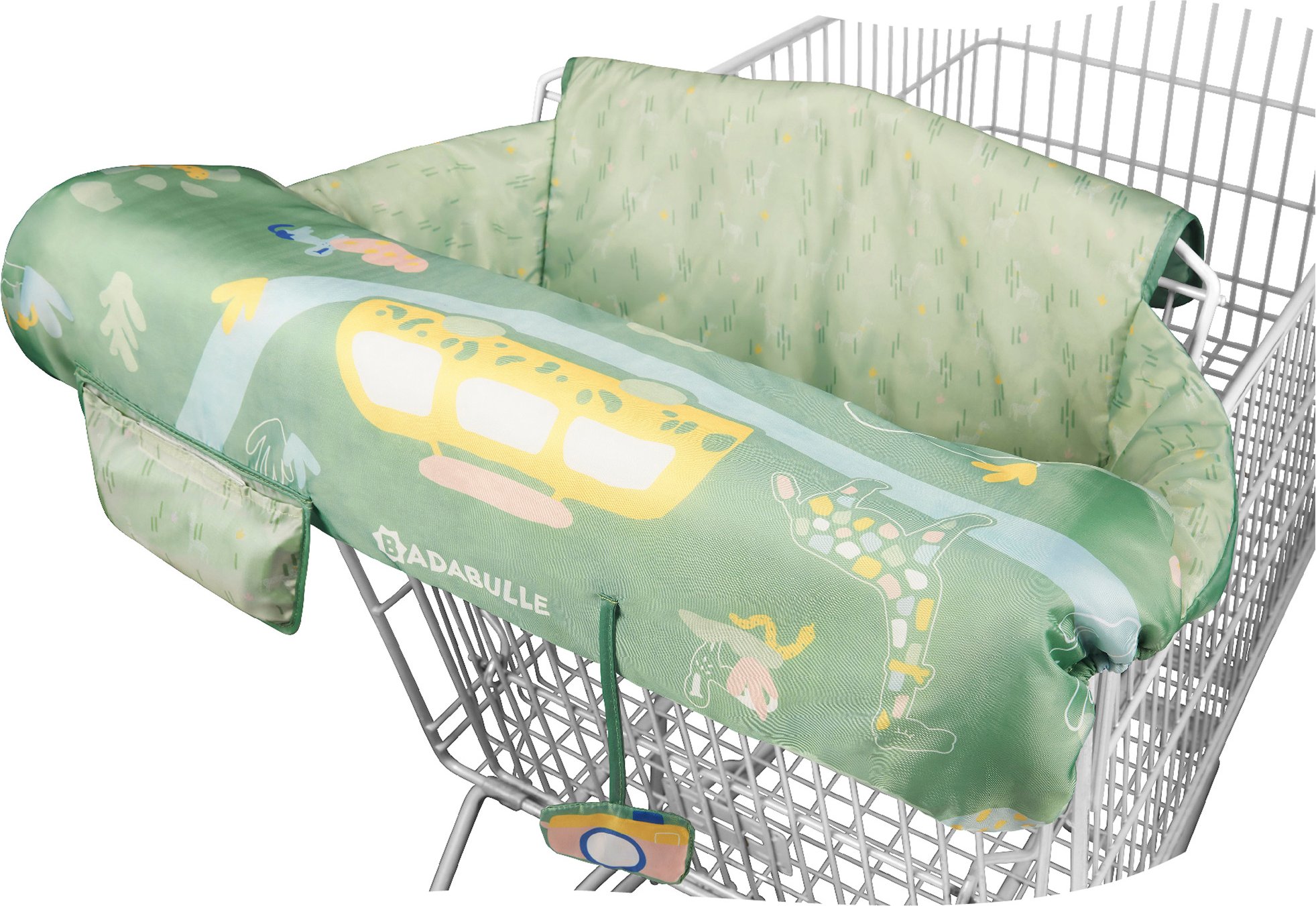 Badabulle Einkaufswagenschutz »Safari«, mit Knisterspielzeug