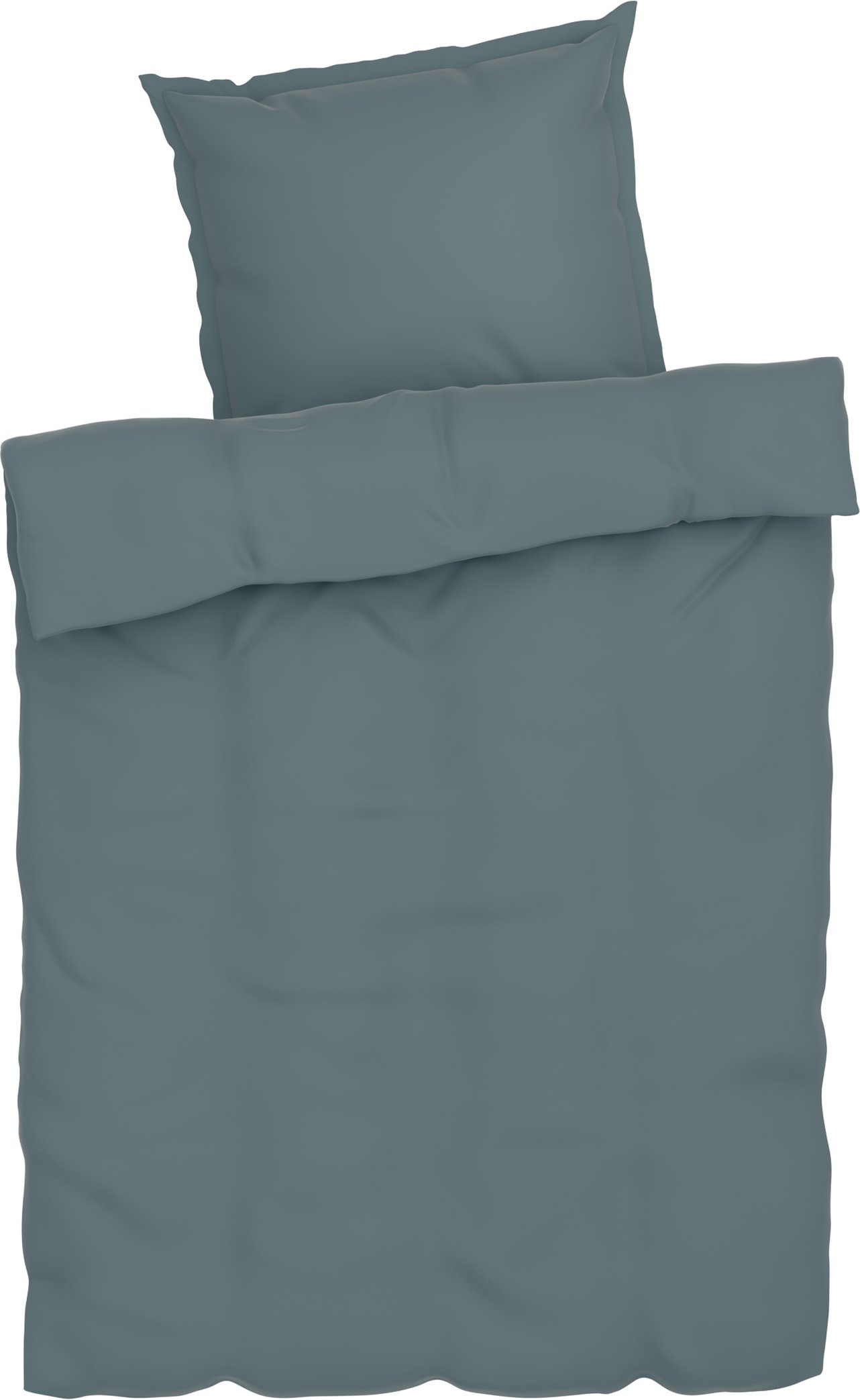 LIVARNO home Lyocell-Satin-Bettwäsche, 135 x 200 cm (Grau)