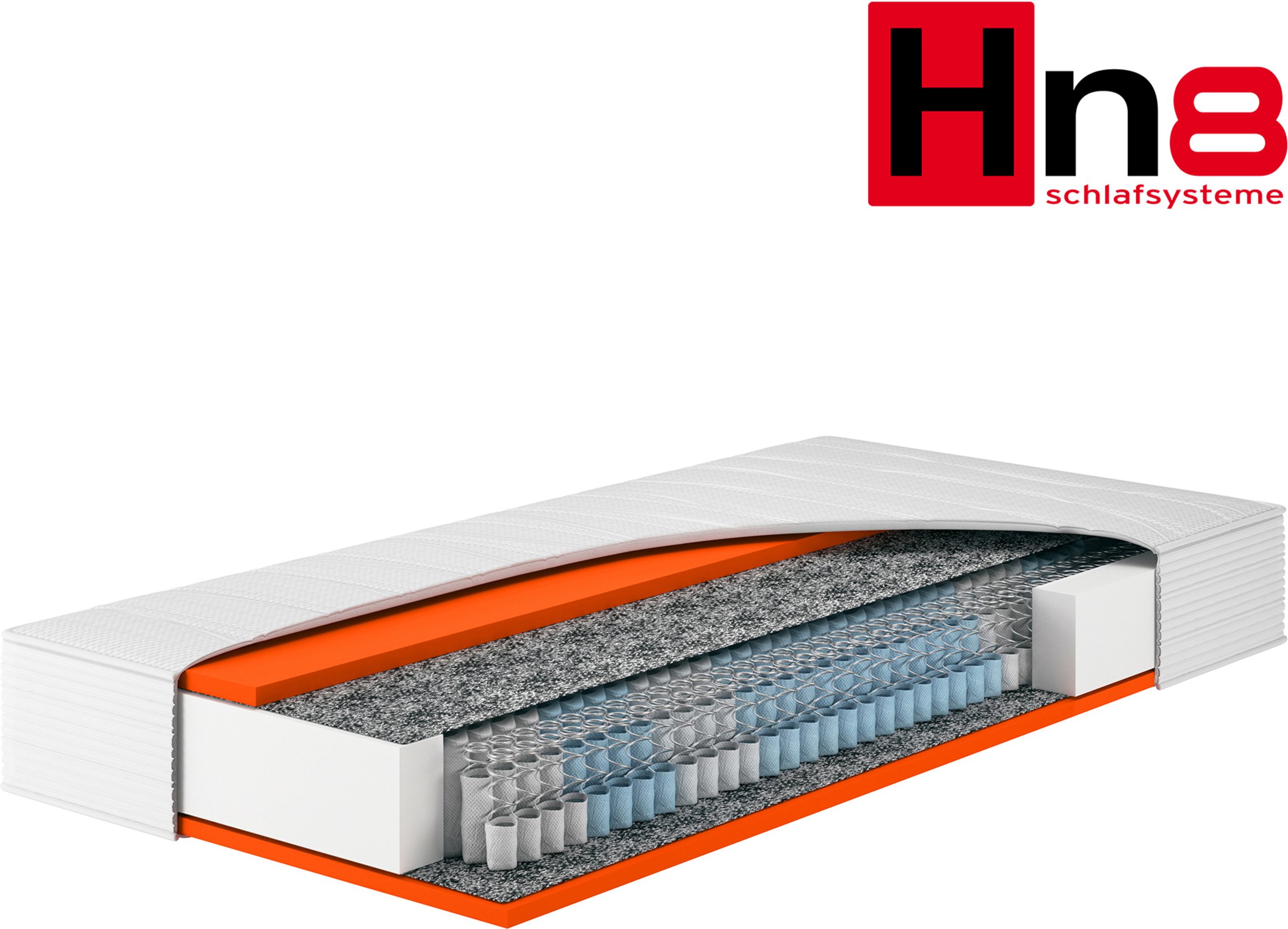 Hn8 Schlafsysteme 7-Zonen Taschenfederkern-Matratze Dynamic TFK (H3, 90 x 200)