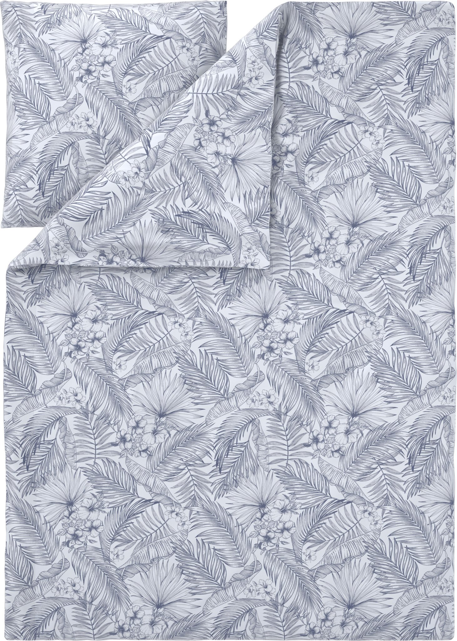 LIVARNO® Renforcé-Bettwäsche, 135 x 200 cm (Navy)