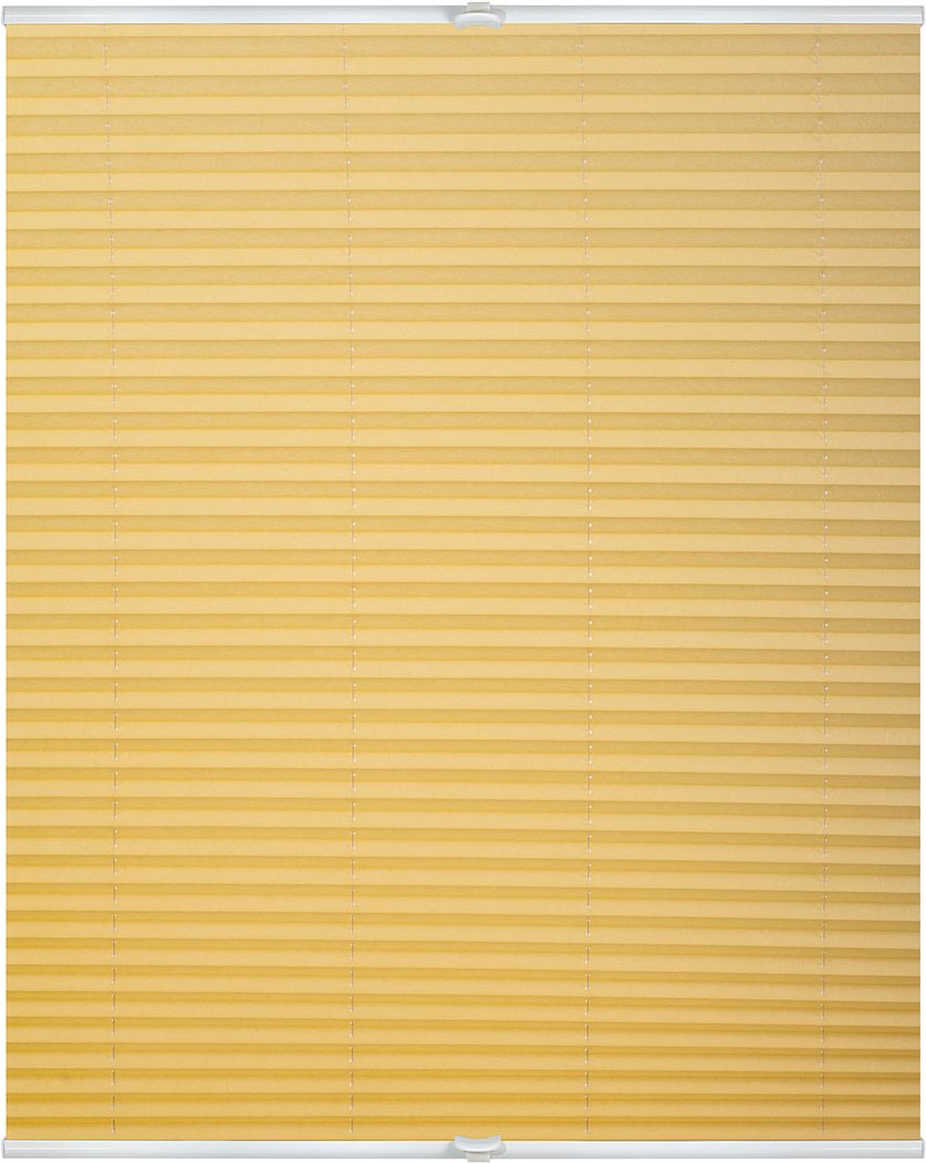 Lichtblick Plissee Klemmfix, ohne (Gelb, 95x130 cm)