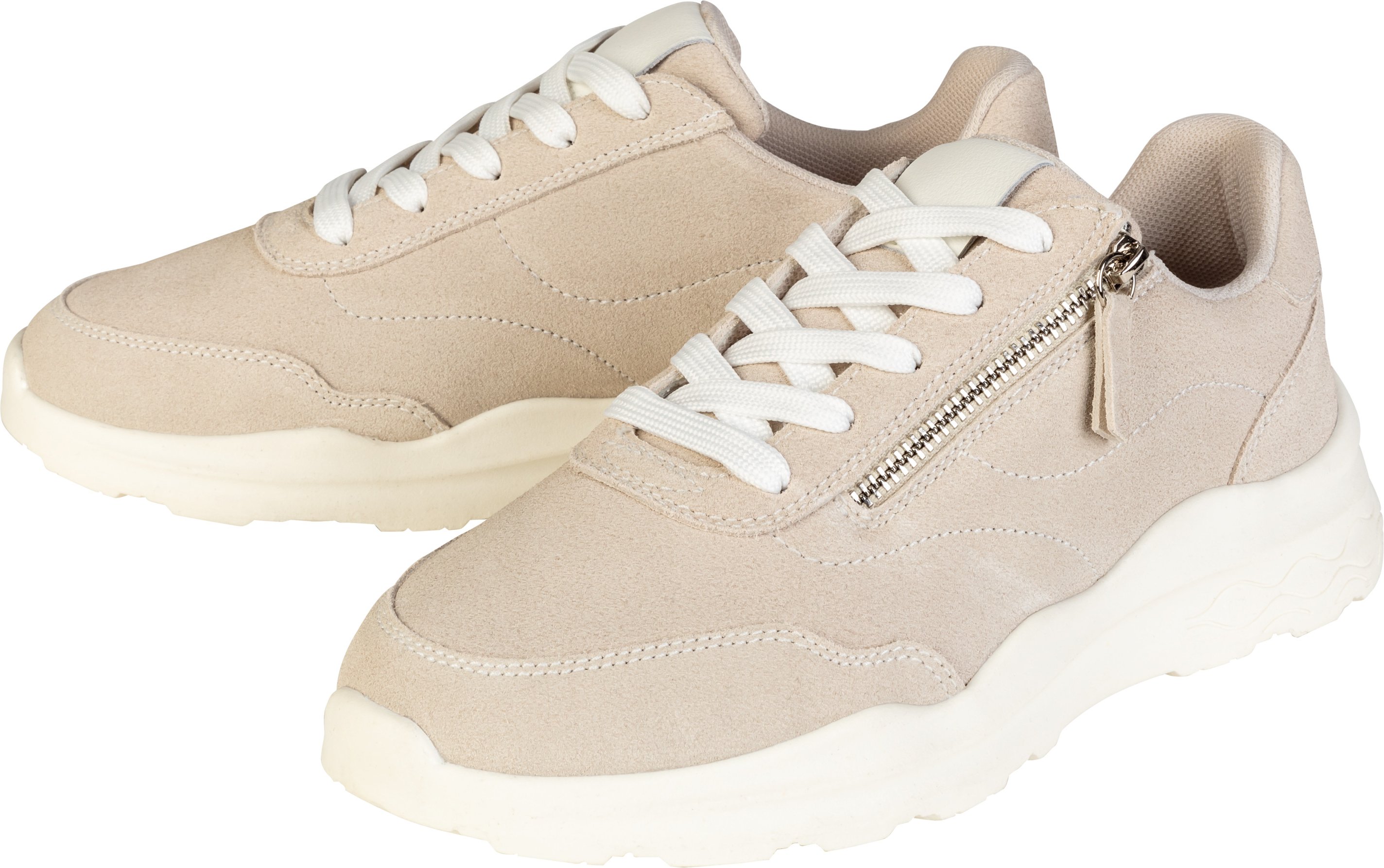 esmara® Damen Freizeitschuh Komfort (Beige, 37)