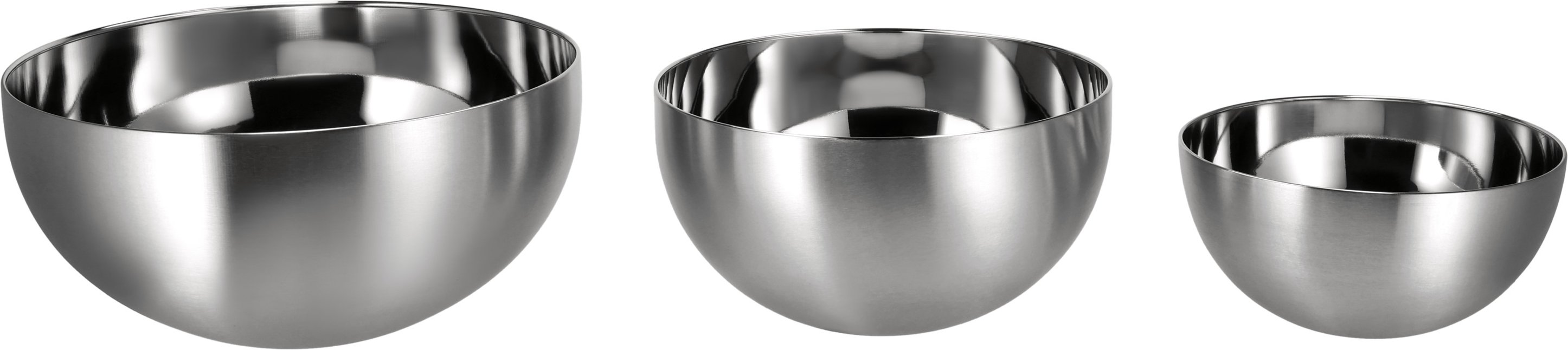 SILVERCREST® Edelstahl-Schüssel-Set, 3-teilig