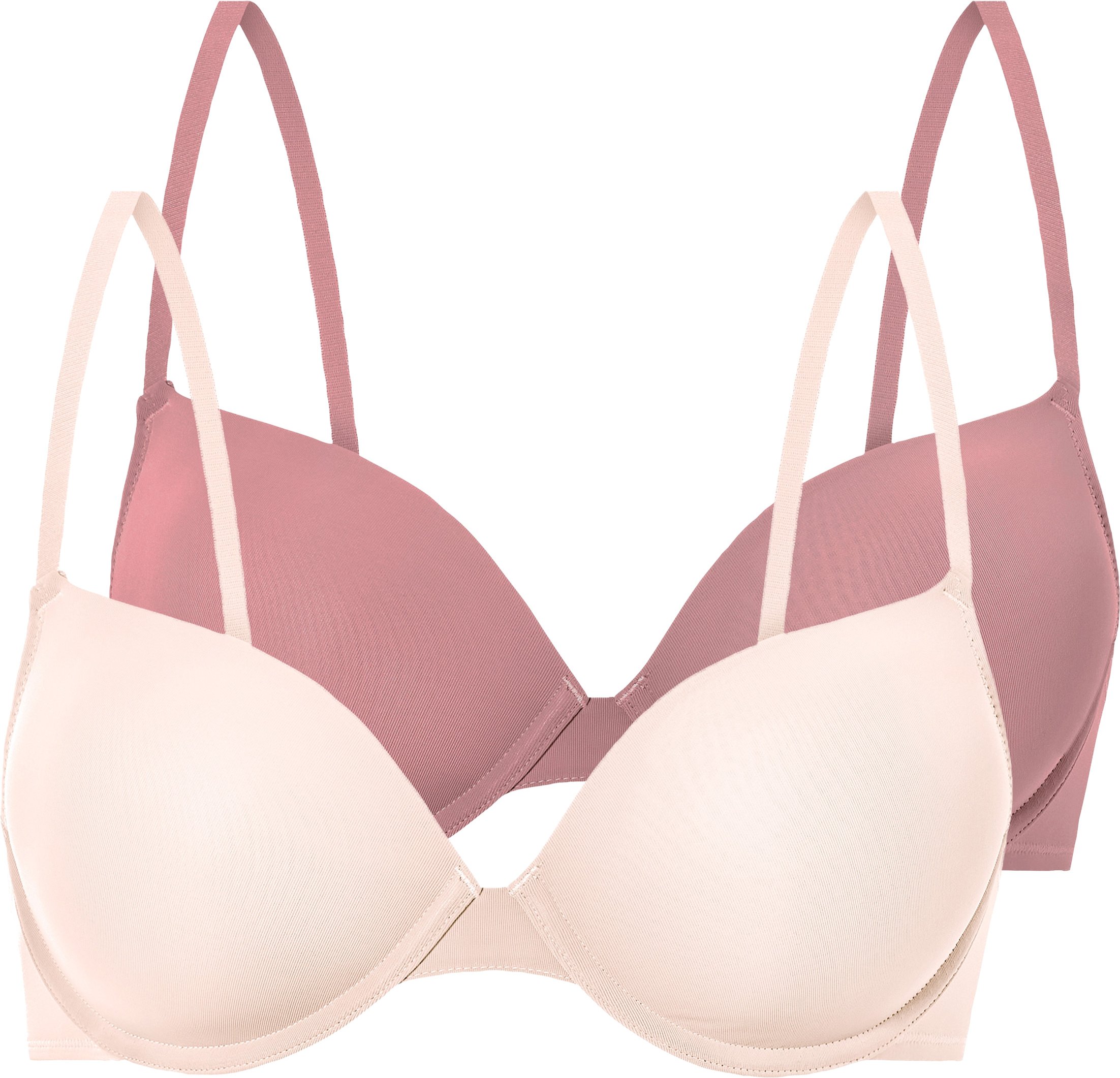 Thumbnail - esmara® Damen Bügel BH gepaddet, 2er (rosa/hellrosa, 85b)