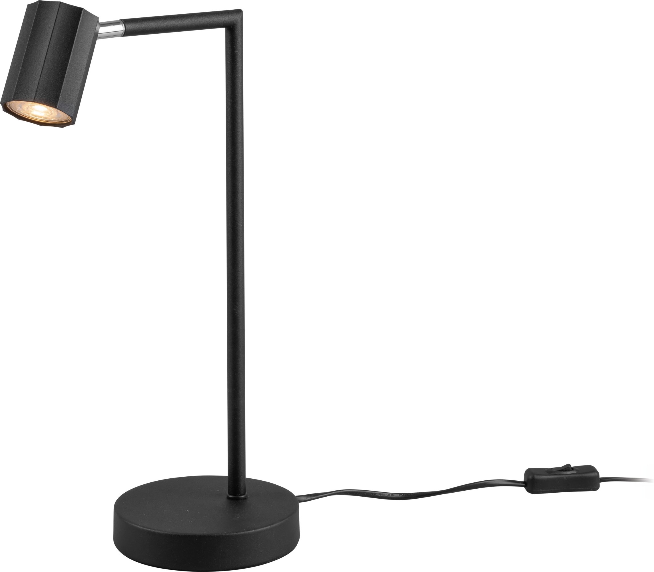 LIVARNO home LED-Tischleuchte, mit neig- und schwenkbarem Kopf (Schwarz)