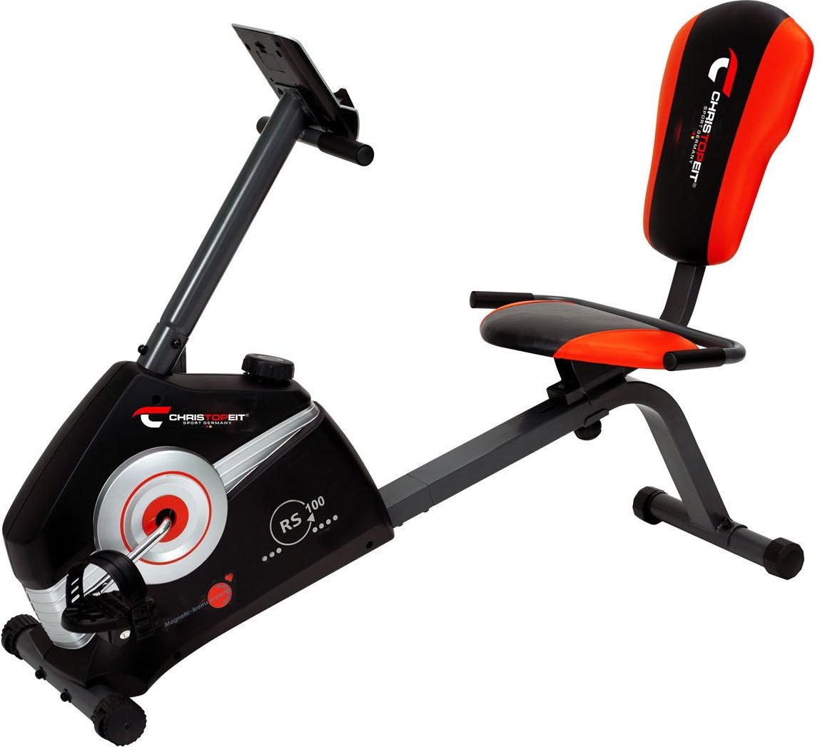 Christopeit Sport Sitz-Heimtrainer »RS 100«, 6 kg Schwungmasse, ergonomische Rückenlehne