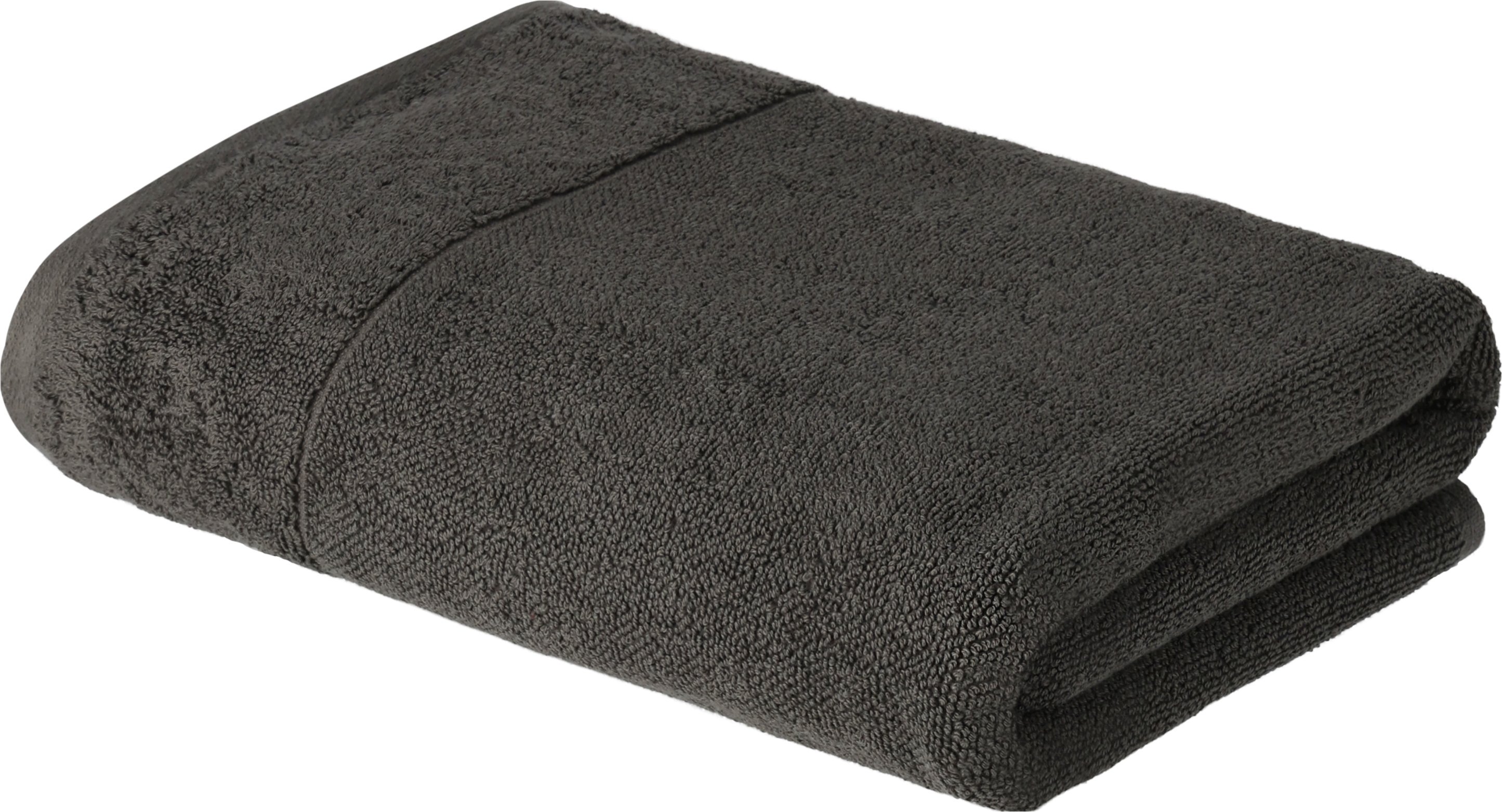 LIVARNO home Frottier-Handtücher, aus nachhaltigem Baumwollanbau, 70 x 140 cm (Dunkelgrau)
