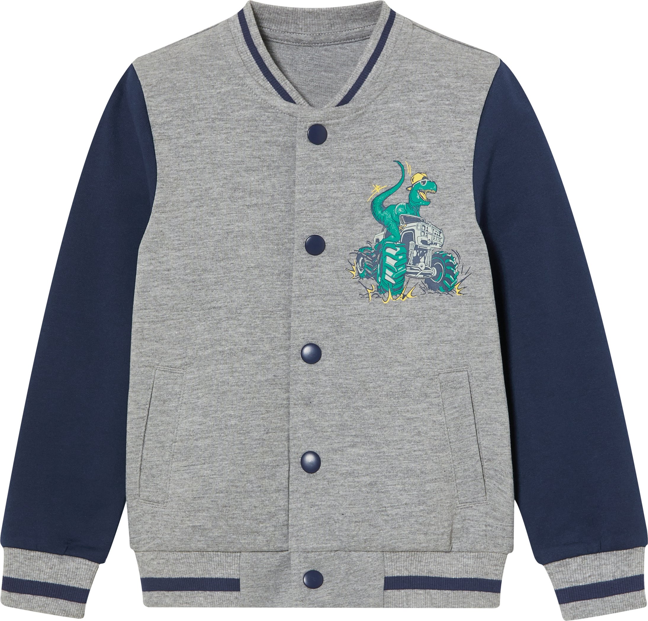 Thumbnail - lupilu® Kleinkinder Collegejacke (Grau, 122/128)