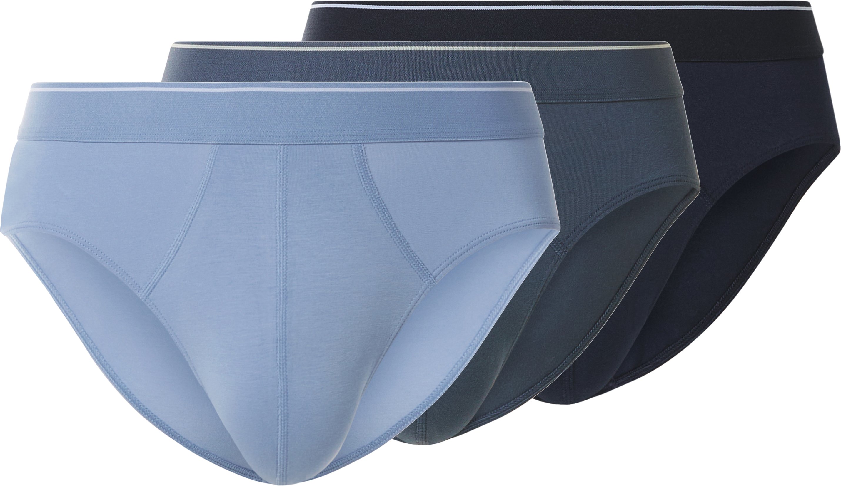 esmara Men Herren Slip, 3 Stück (navy/blau, 4/S)