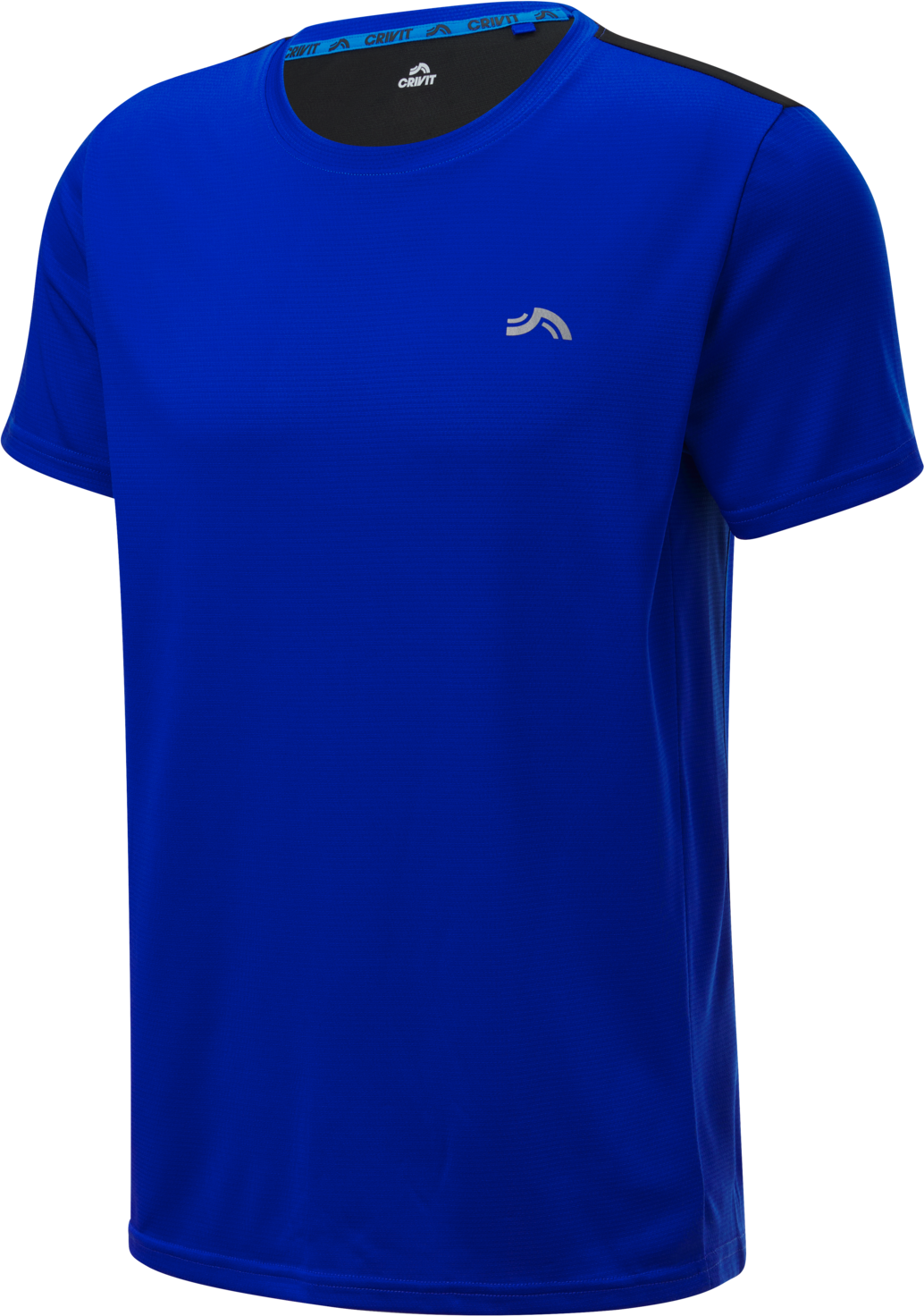 Thumbnail - CRIVIT Herren Funktionsshirt, mit reflektierenden Deko-Elementen (Blau, XL(56/58))